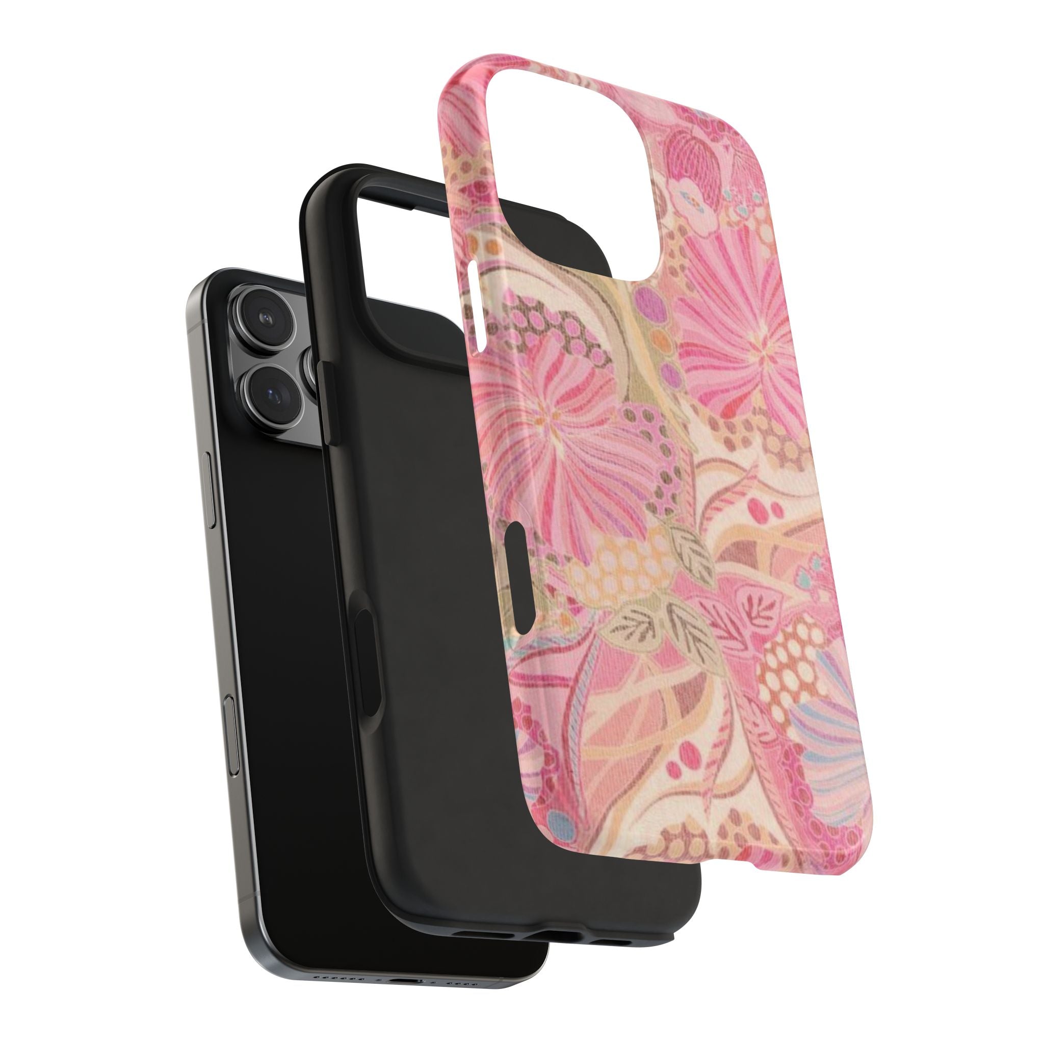 ROSEY REVERIE PINK FLORAL WHIMSY PHONE CASE