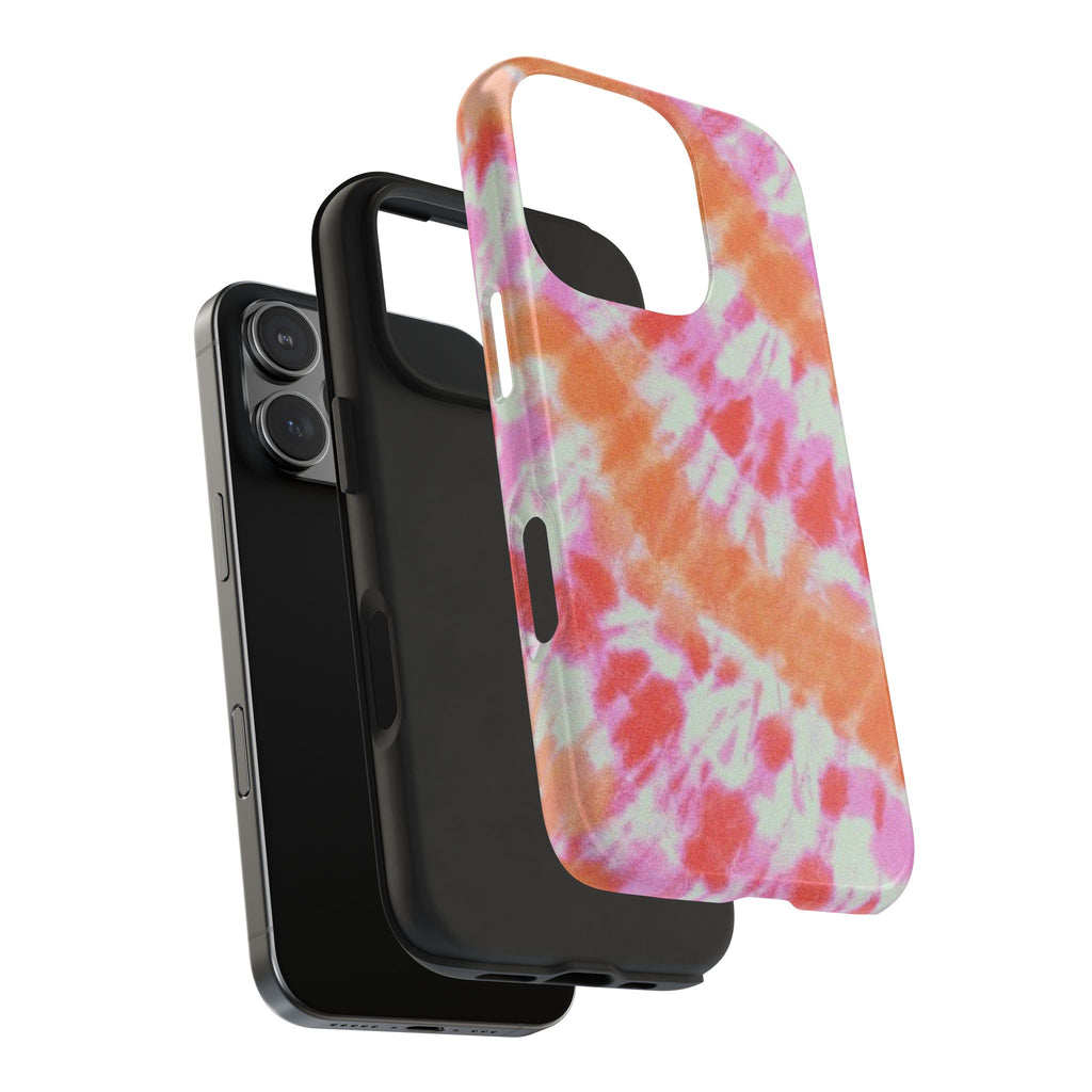 ORANGE TIE-DYE PHONE CASE
