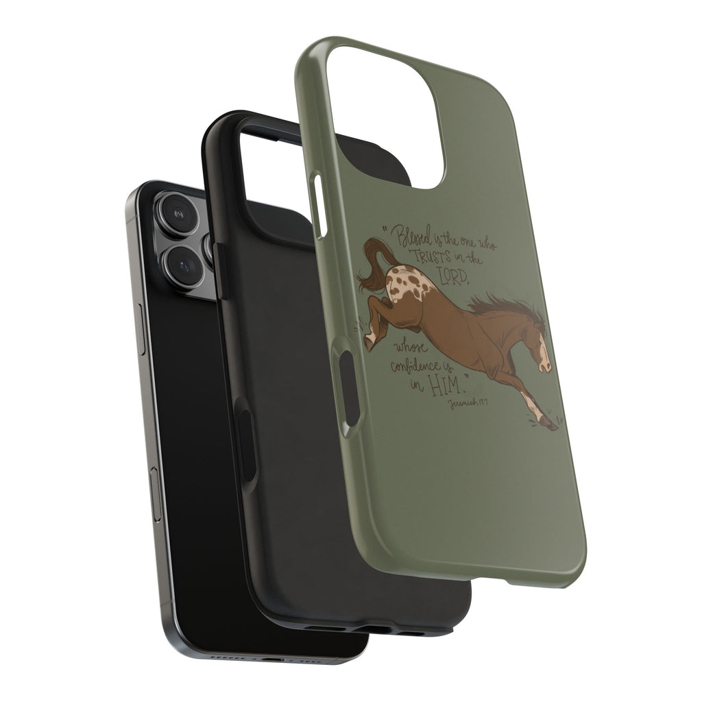 JEREMIAH 17:7 HORSE PHONE CASE