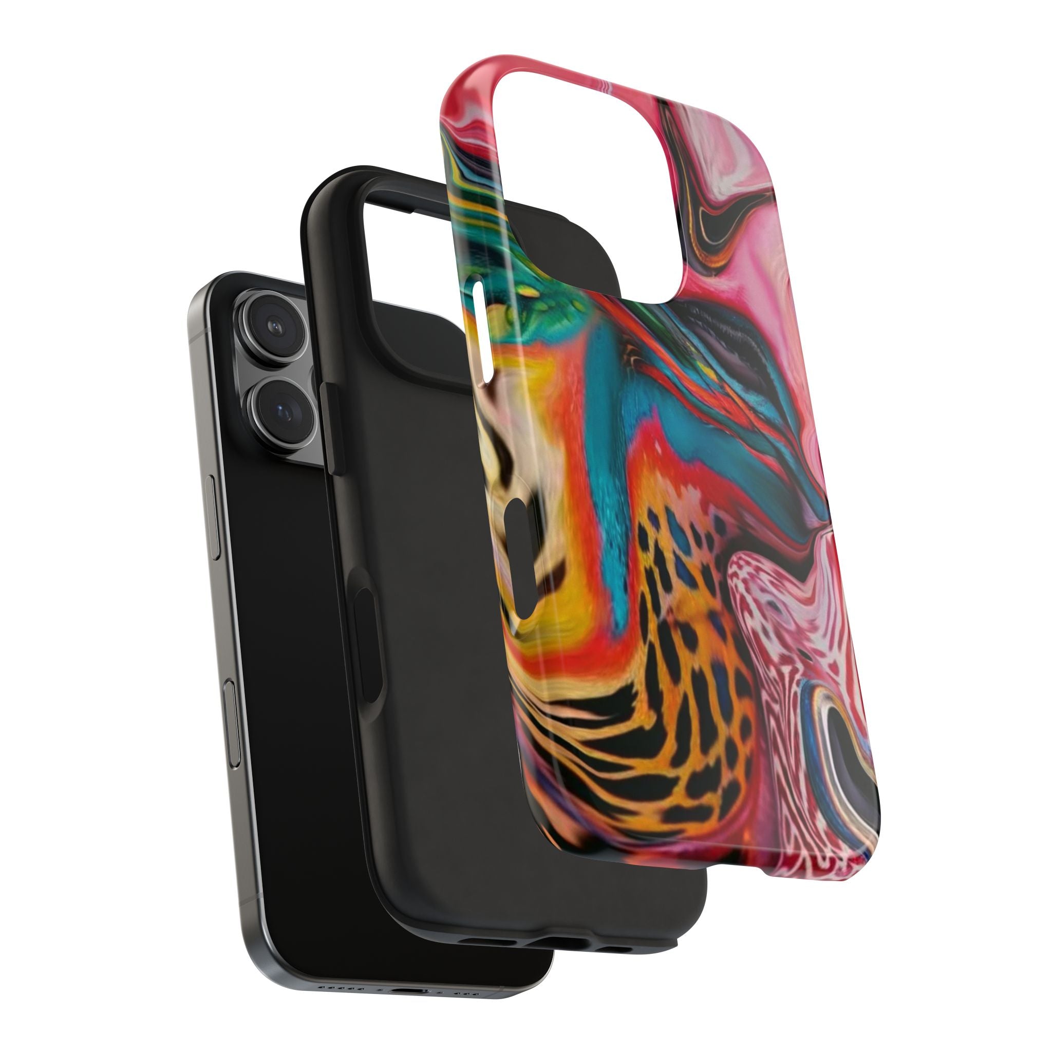 LEOPARD SWIRL PHONE CASE
