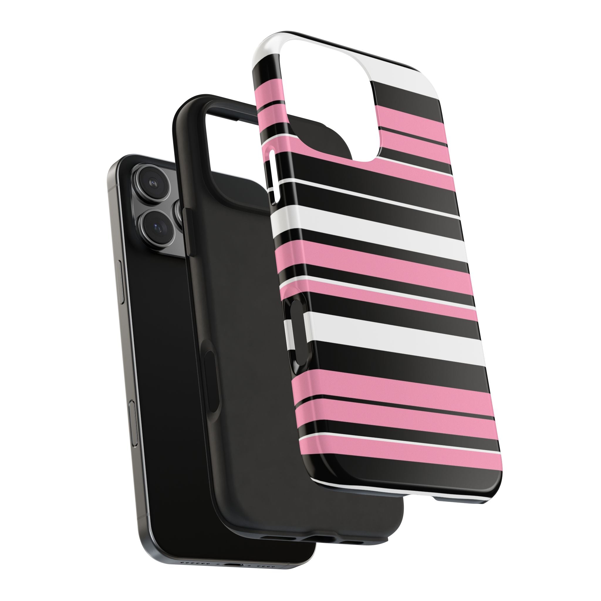 PINK RALLY STRIPES PHONE CASE
