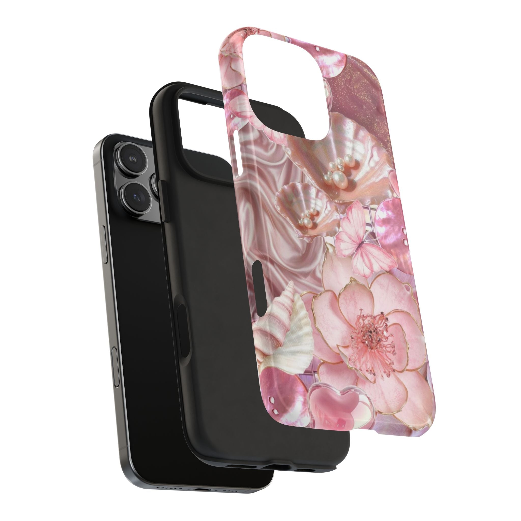 PINK SATIN MEADOW PHONE CASE