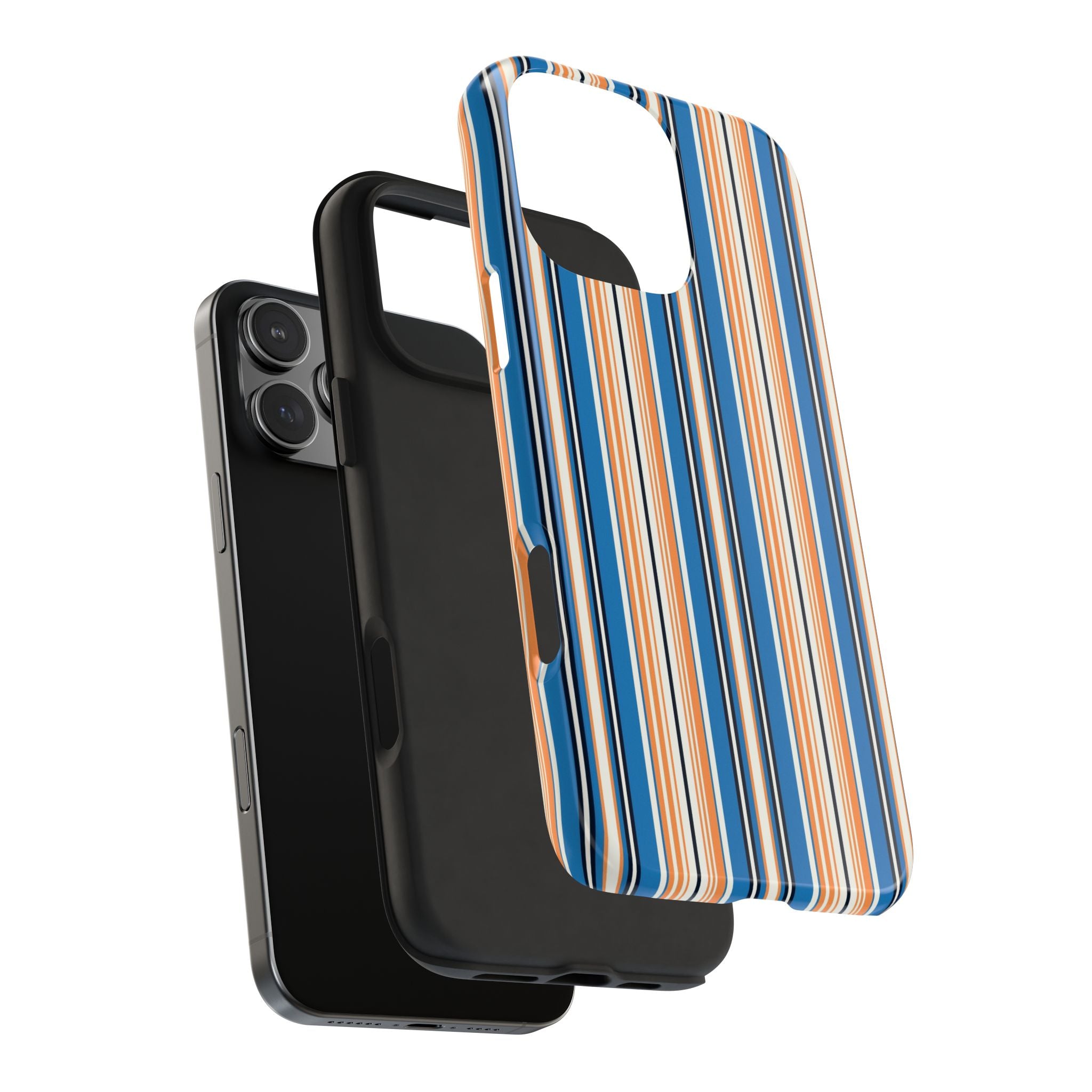 TANGERINE CLUB STRIPES PHONE CASE