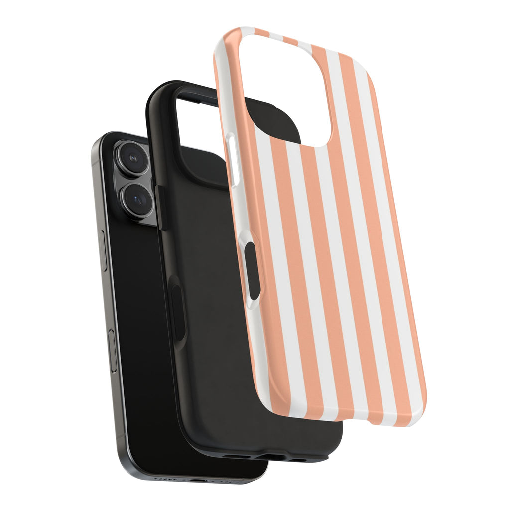 ORANGE RESORT STRIPED PHONE CASE