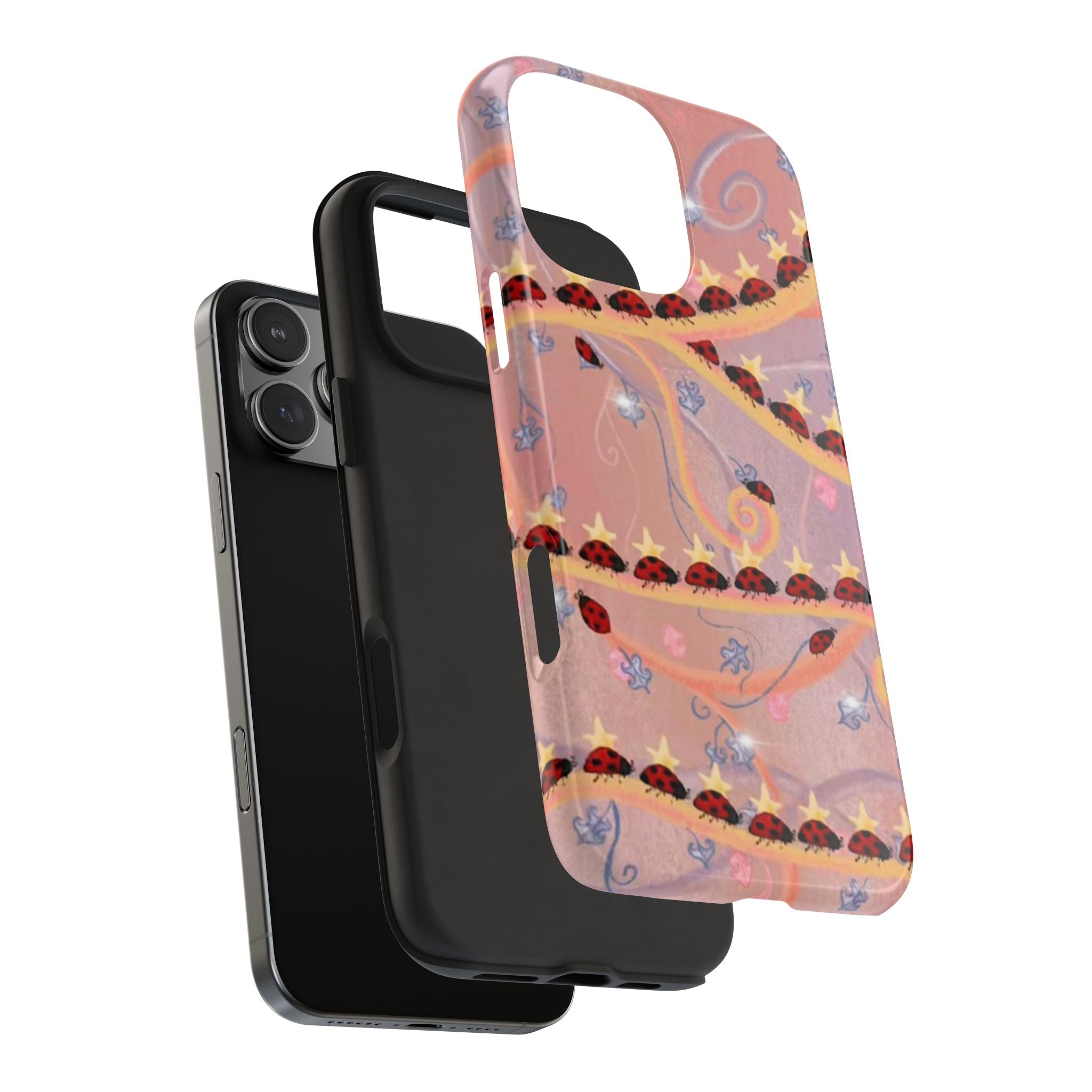 WHIMSY LADYBUG CITY PHONE CASE