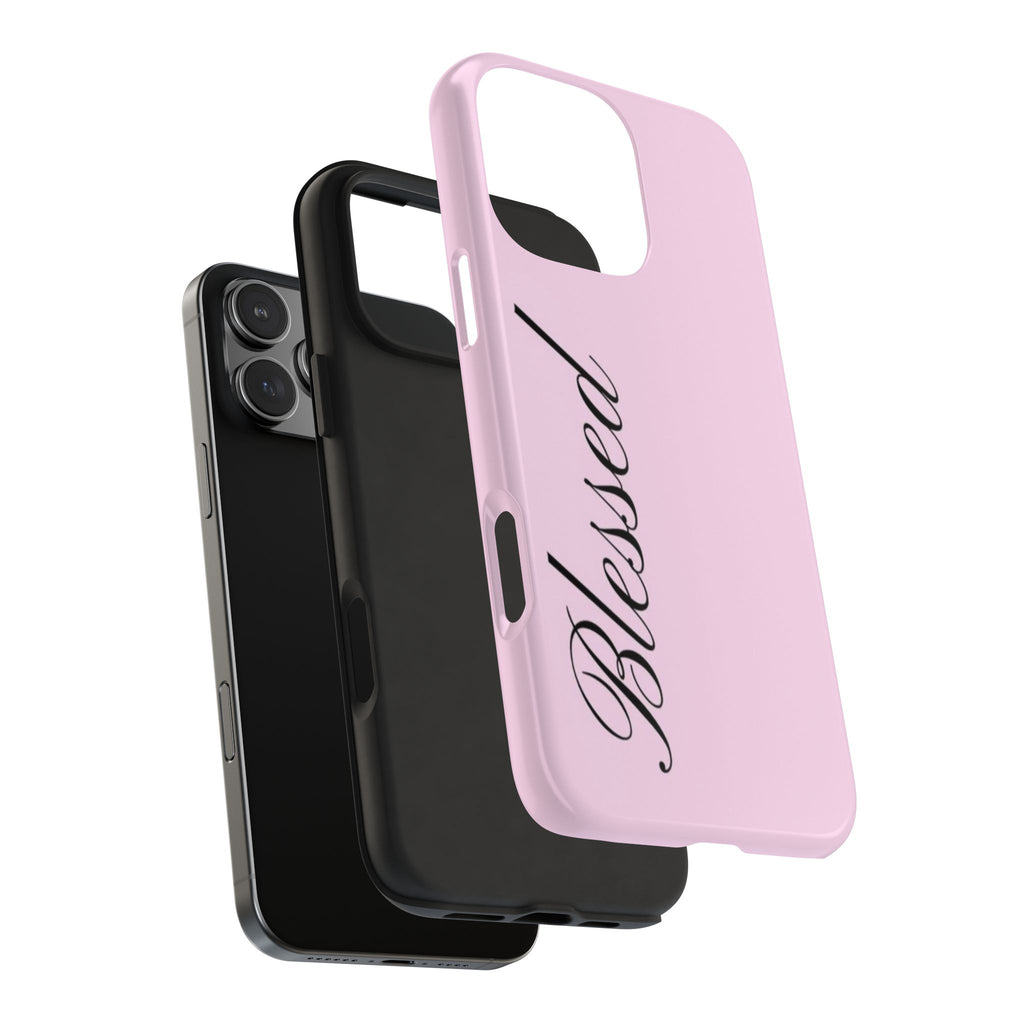 PINK BLESSED PHONE CASE