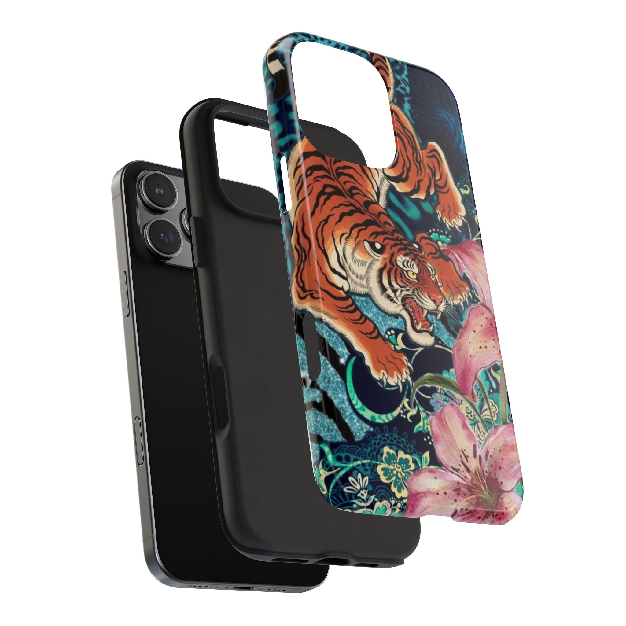 NAVY REVERIE TIGER PHONE CASE