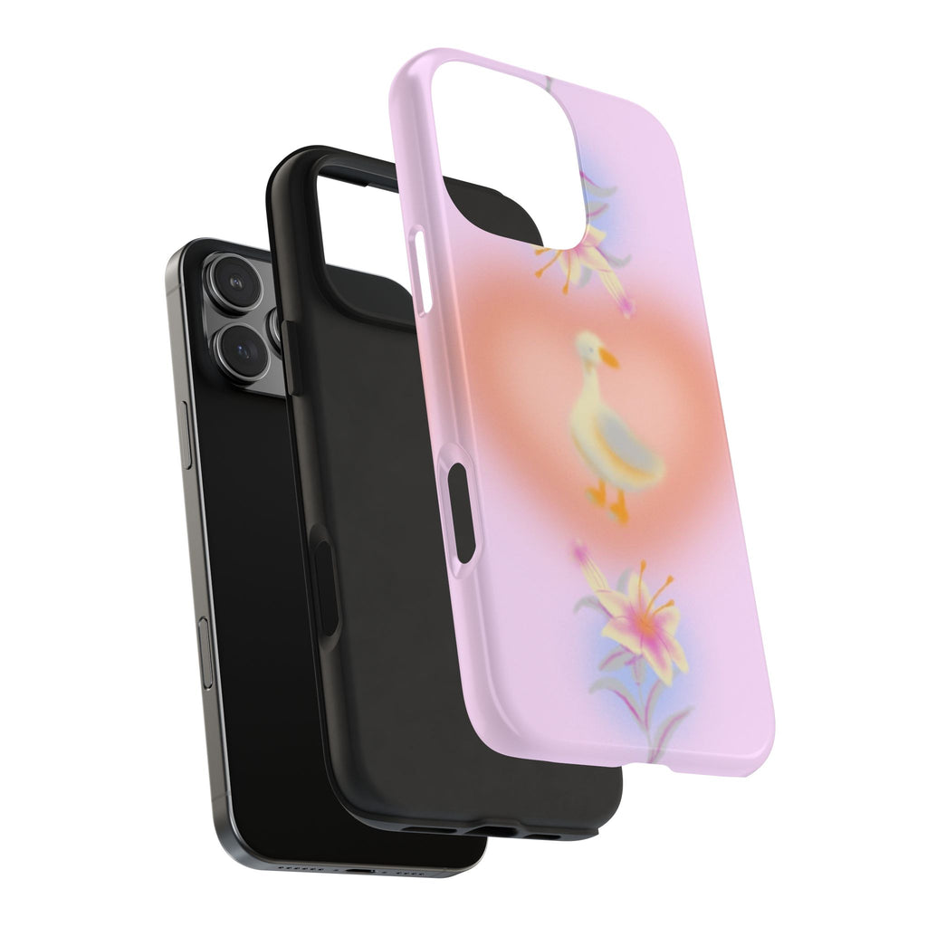 LILAC COQUETTE DUCK AURA PHONE CASE