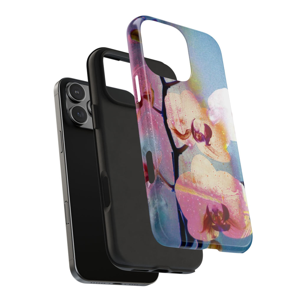 BLUE BLUSH FLORAL PHONE CASE