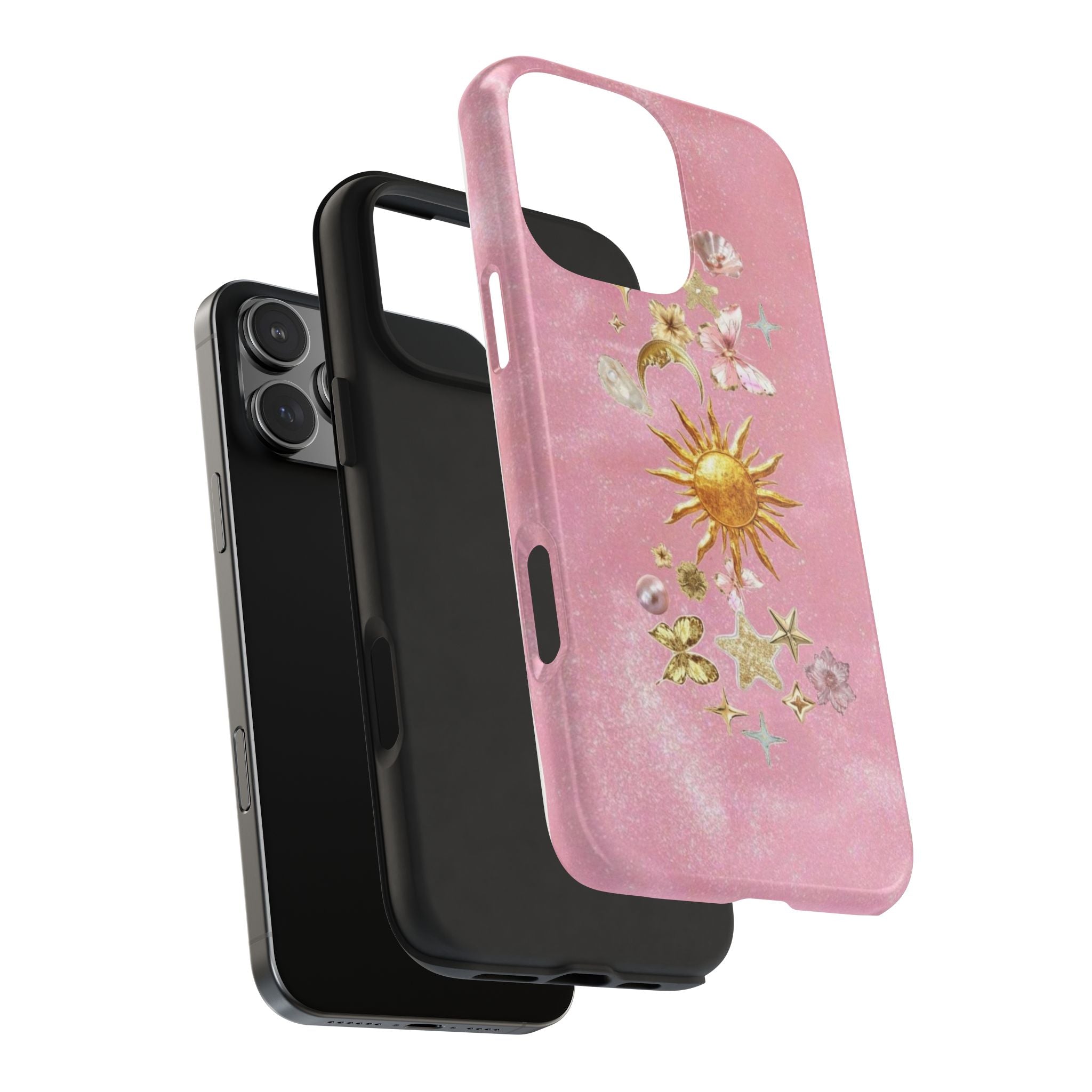 PINK ETHEREAL SUN PHONE CASE