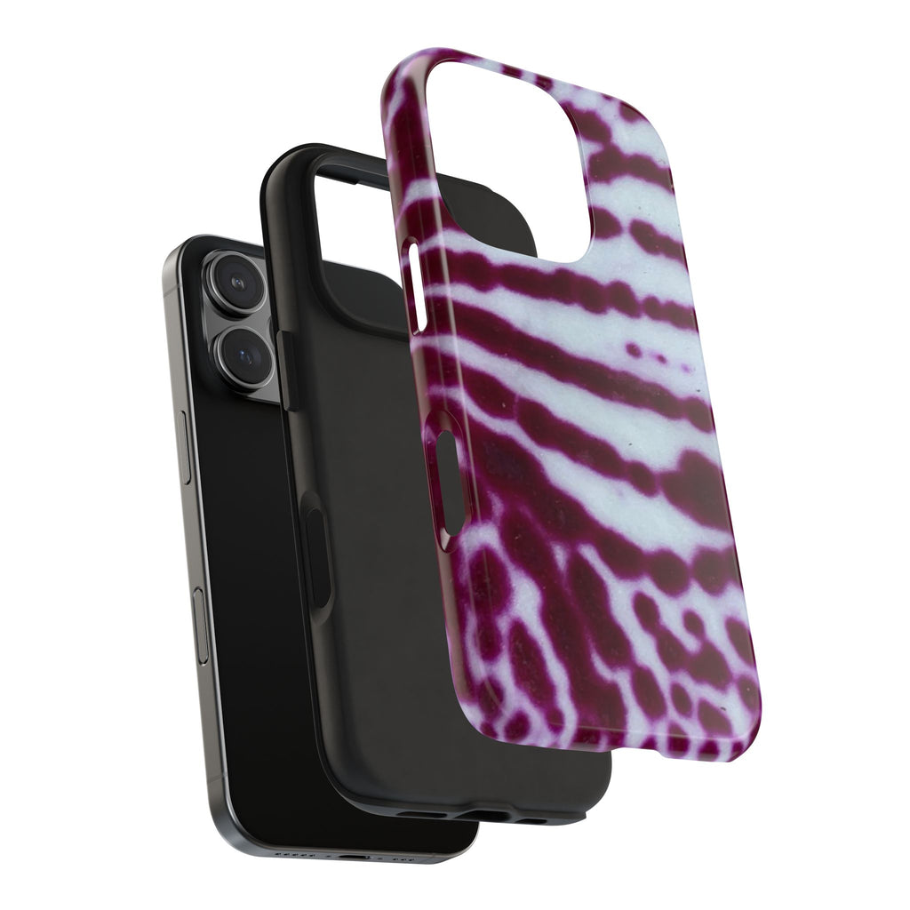 WINE RED TIE-DYE PHONE CASE