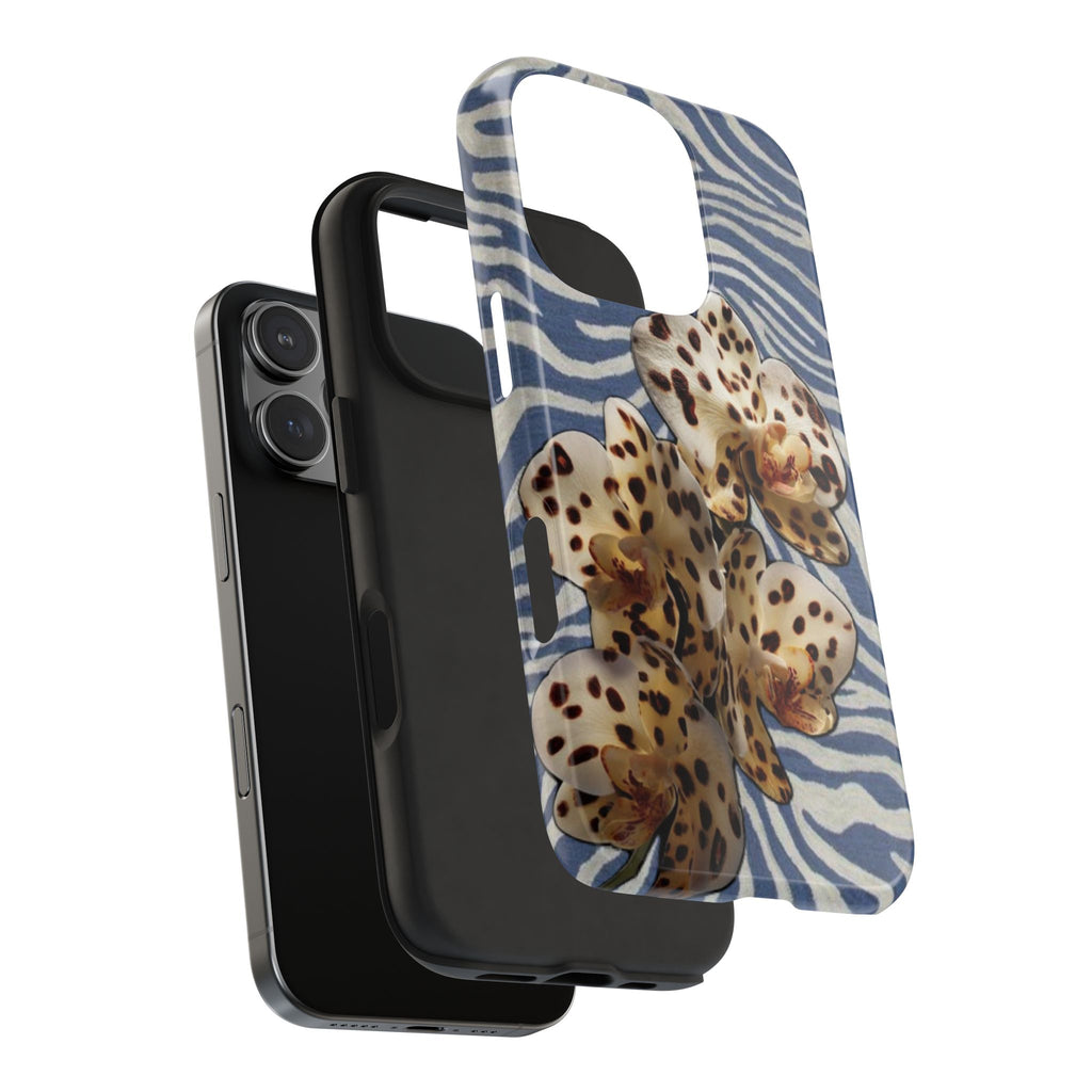 ZEBRA WILDFLOWERS PHONE CASE