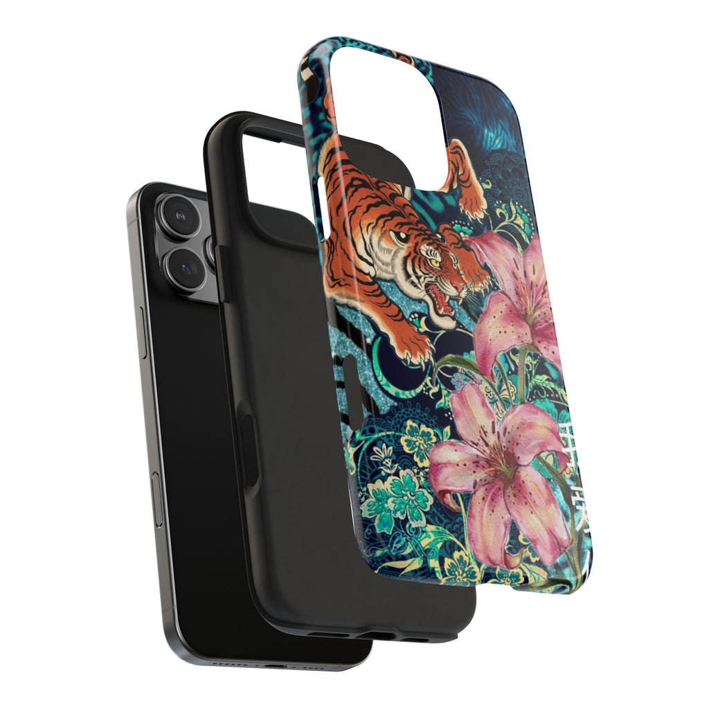 NAVY REVERIE TIGER PHONE CASE
