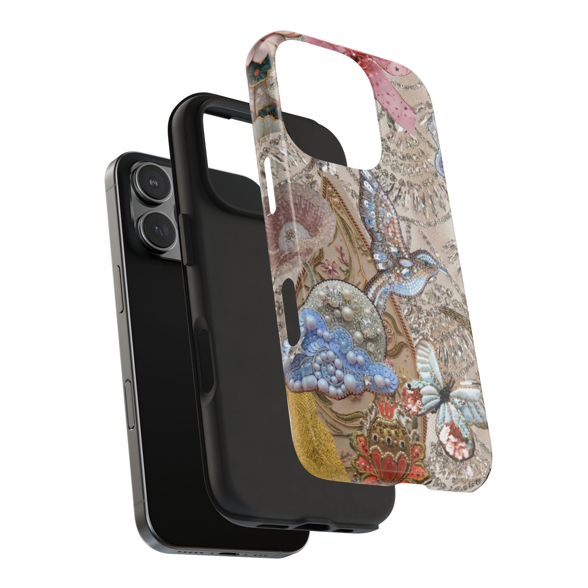 EMBELLISHED BIRD PHONE CASE
