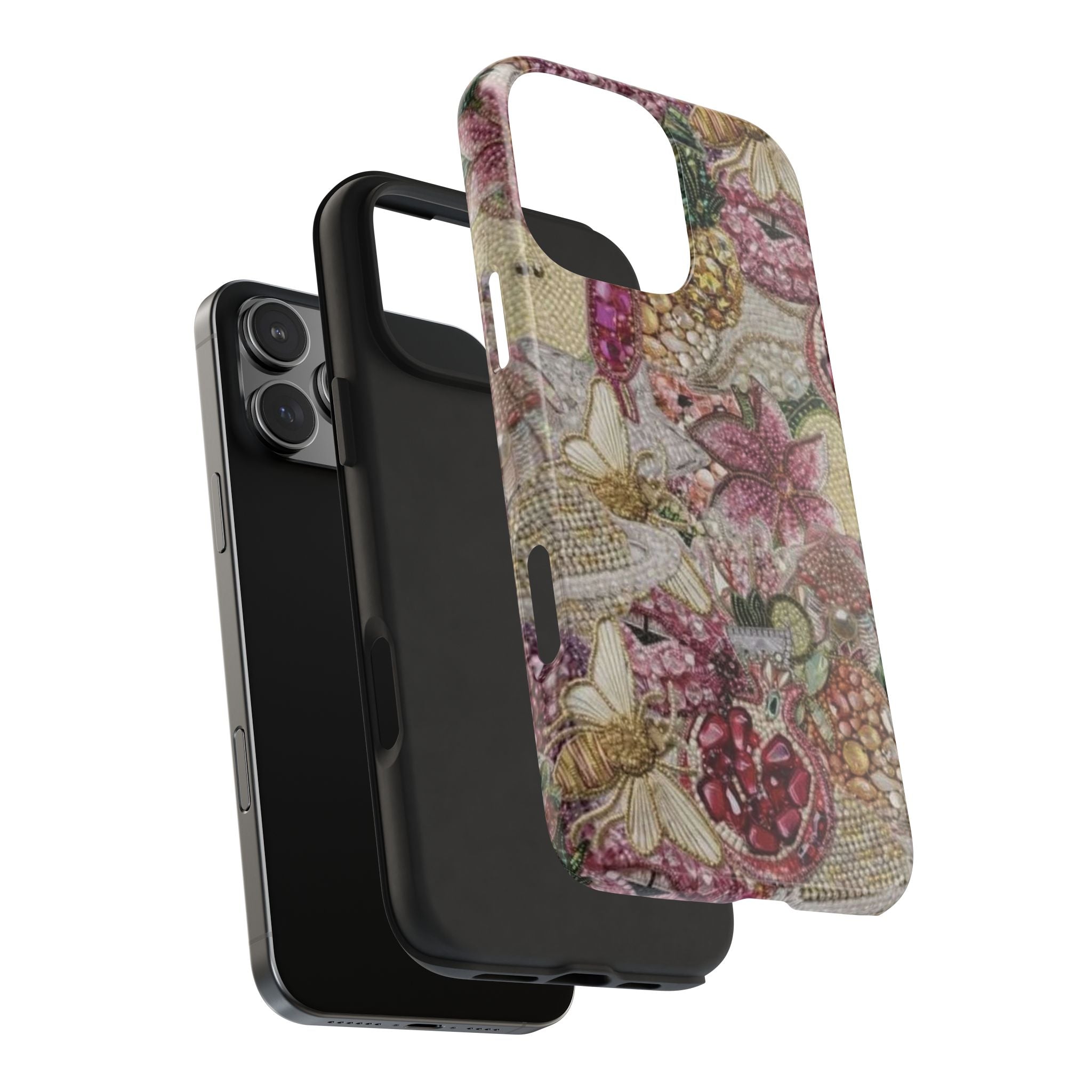 GOLD ROMANCE EMBELLISHMENTS PHONE CASE