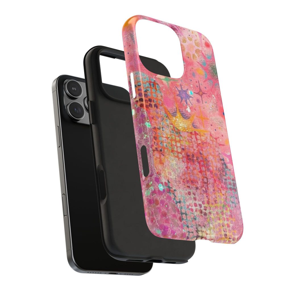 PINK DAHLIA PHONE CASE