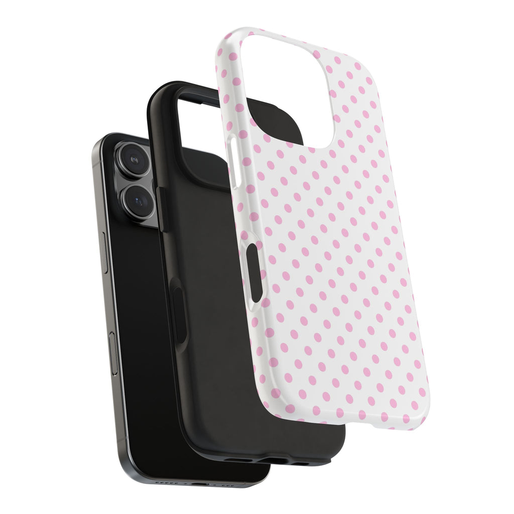 DOLLY PINK POLKA DOTS PHONE CASE