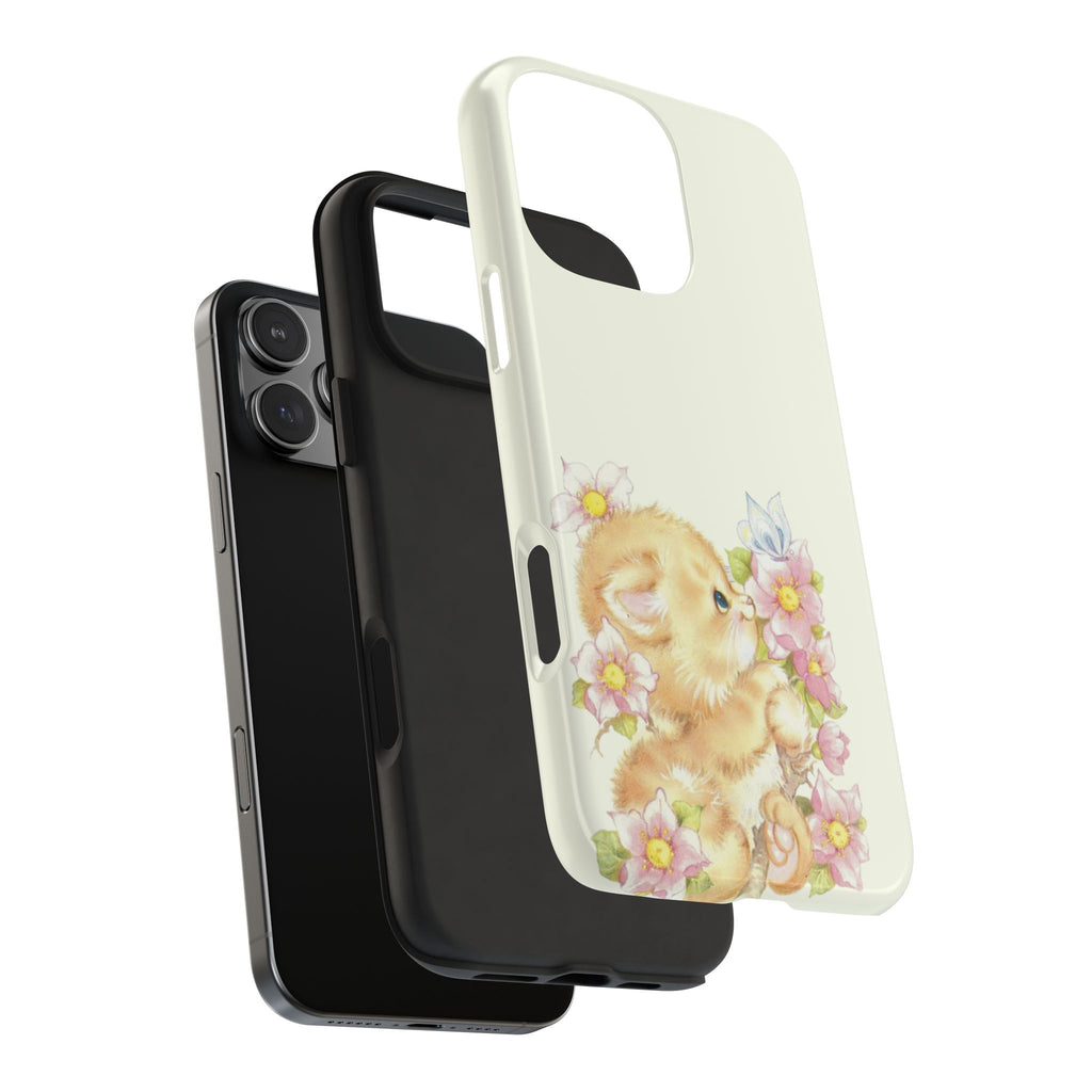 PETAL GARDEN KITTY PHONE CASE