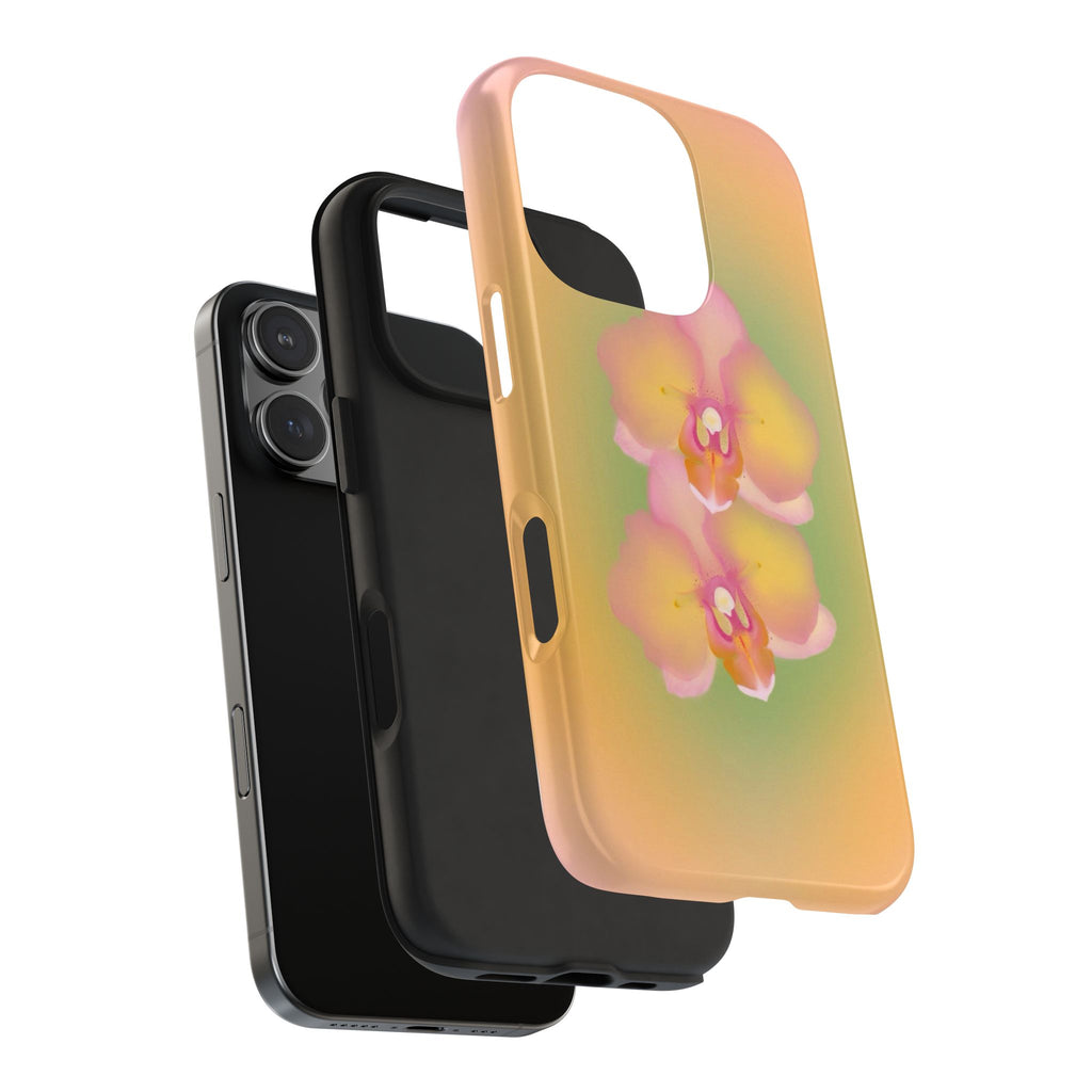 ORANGE AURA FLOWER PHONE CASE