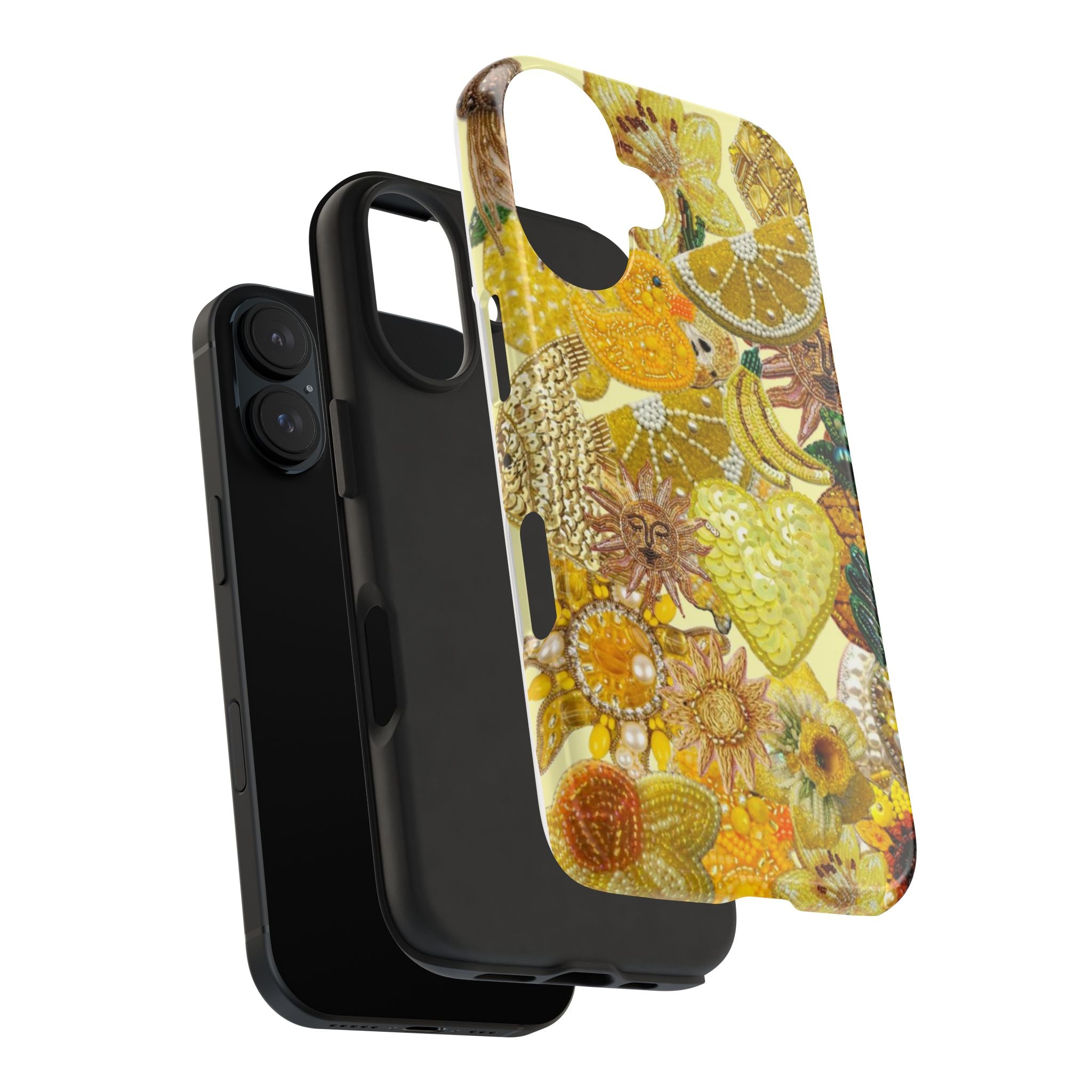 EXOTIC YELLOW PRISM PHONE CASE