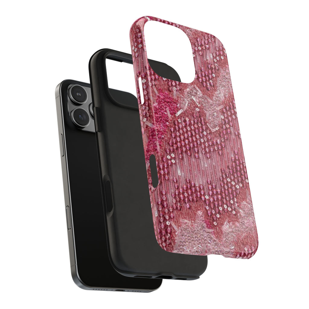 BLUSH PINK EMBELLISHED PHONE CASE