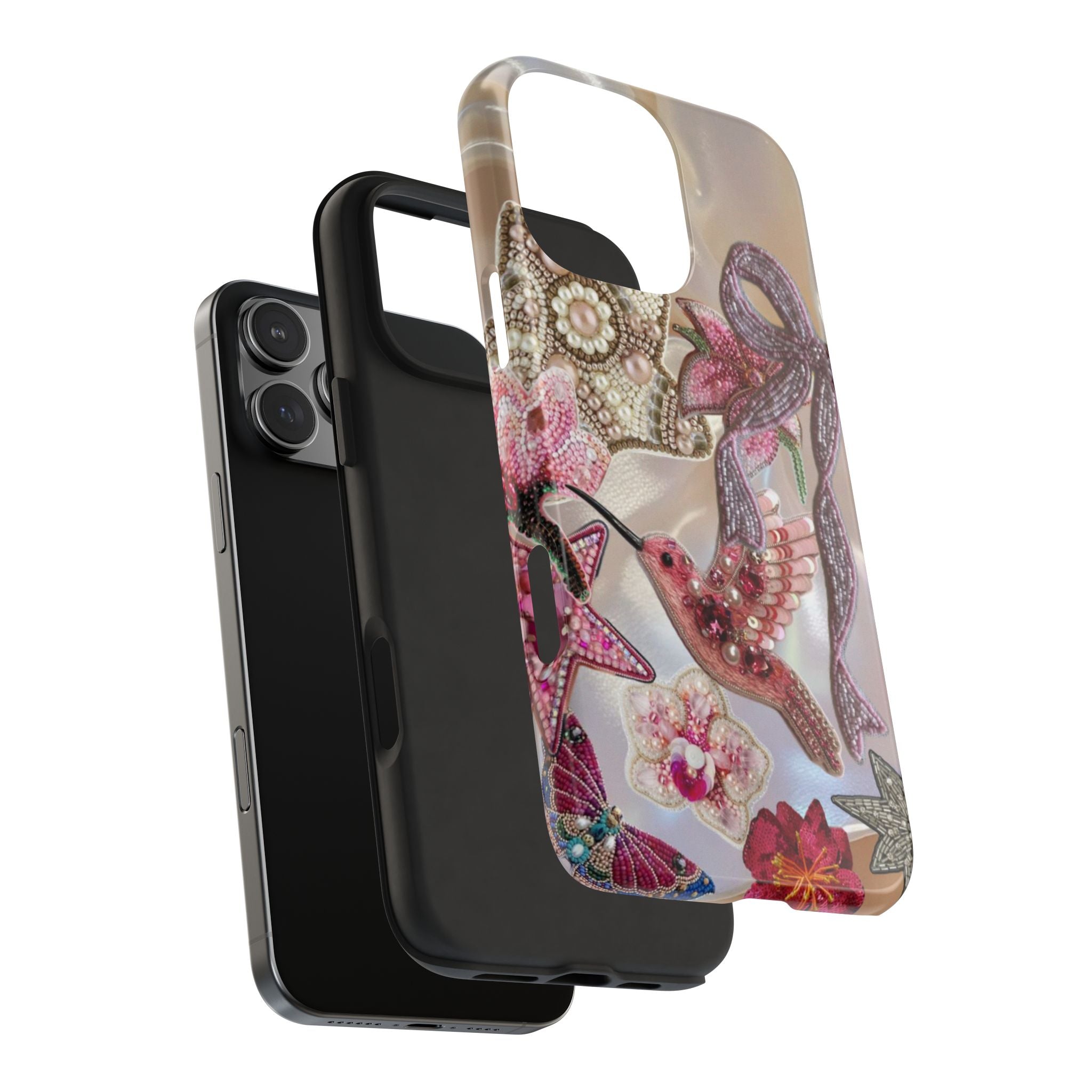 SATIN PRISM LUCKY BIRD PHONE CASE