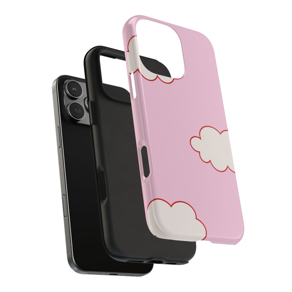 PINK CLOUDS MINIMALIST PHONE CASE