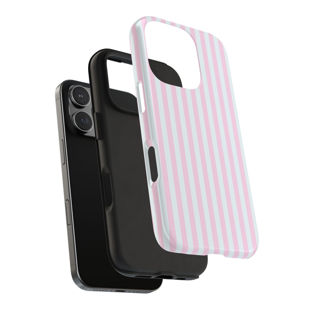 PINK CANDY SHOP STRIPED PHONE CASE