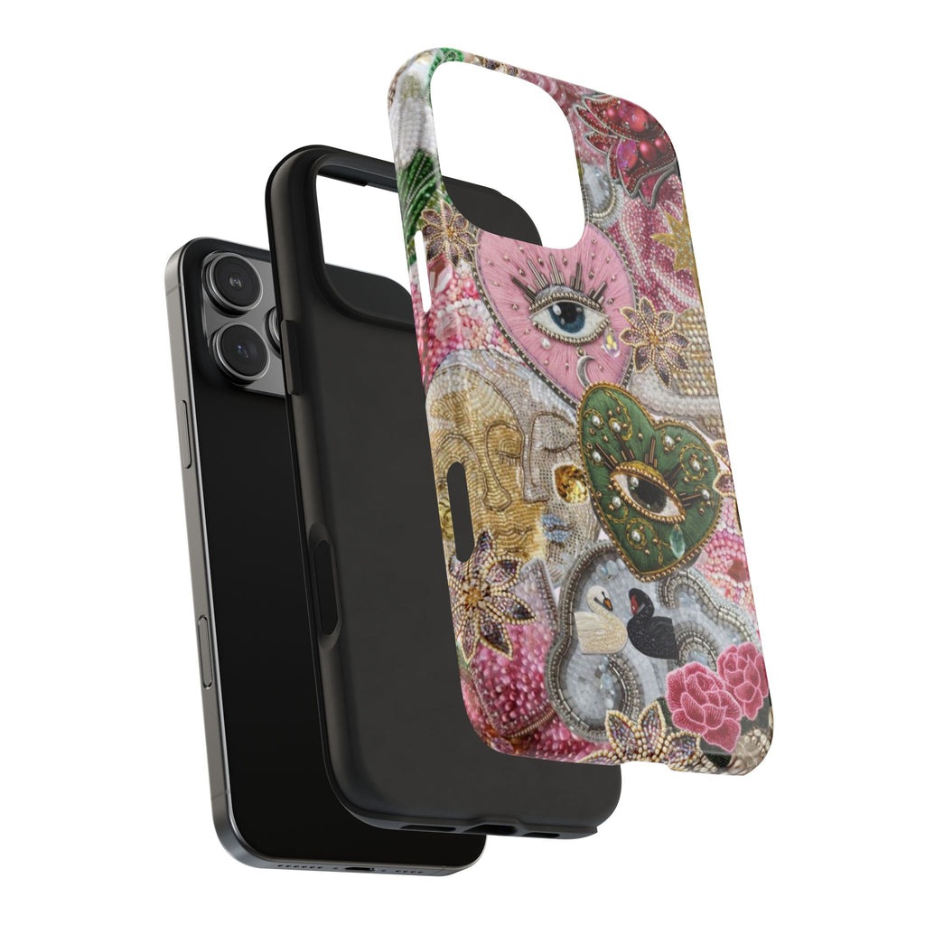 PINK & GREEN MAGIC EYE PHONE CASE