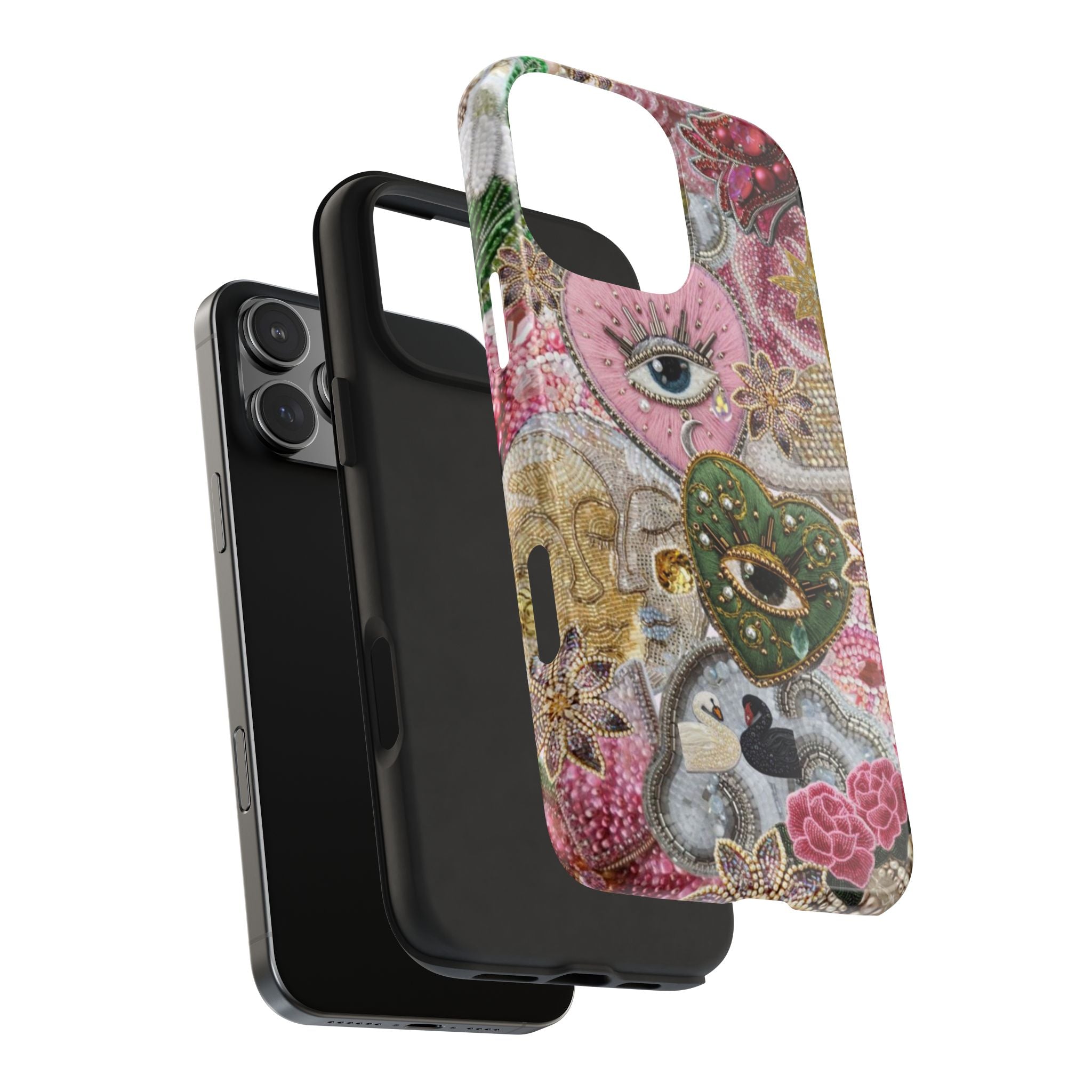 PINK & GREEN MAGIC EYE PHONE CASE