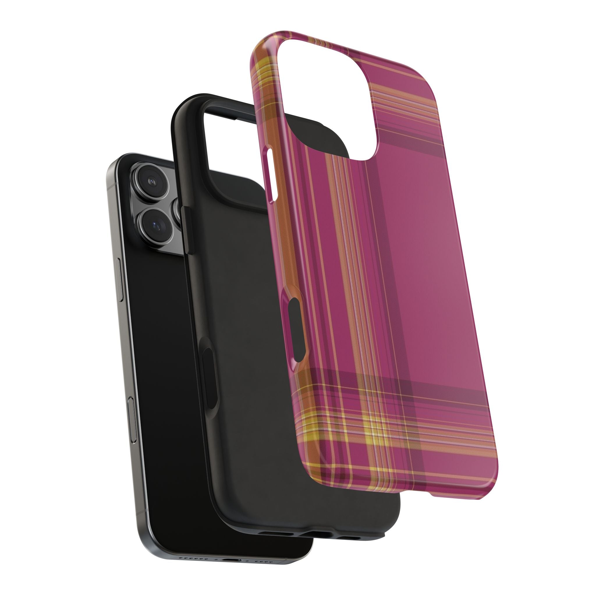 AMAGANSETT PLAID STRIPES PHONE CASE