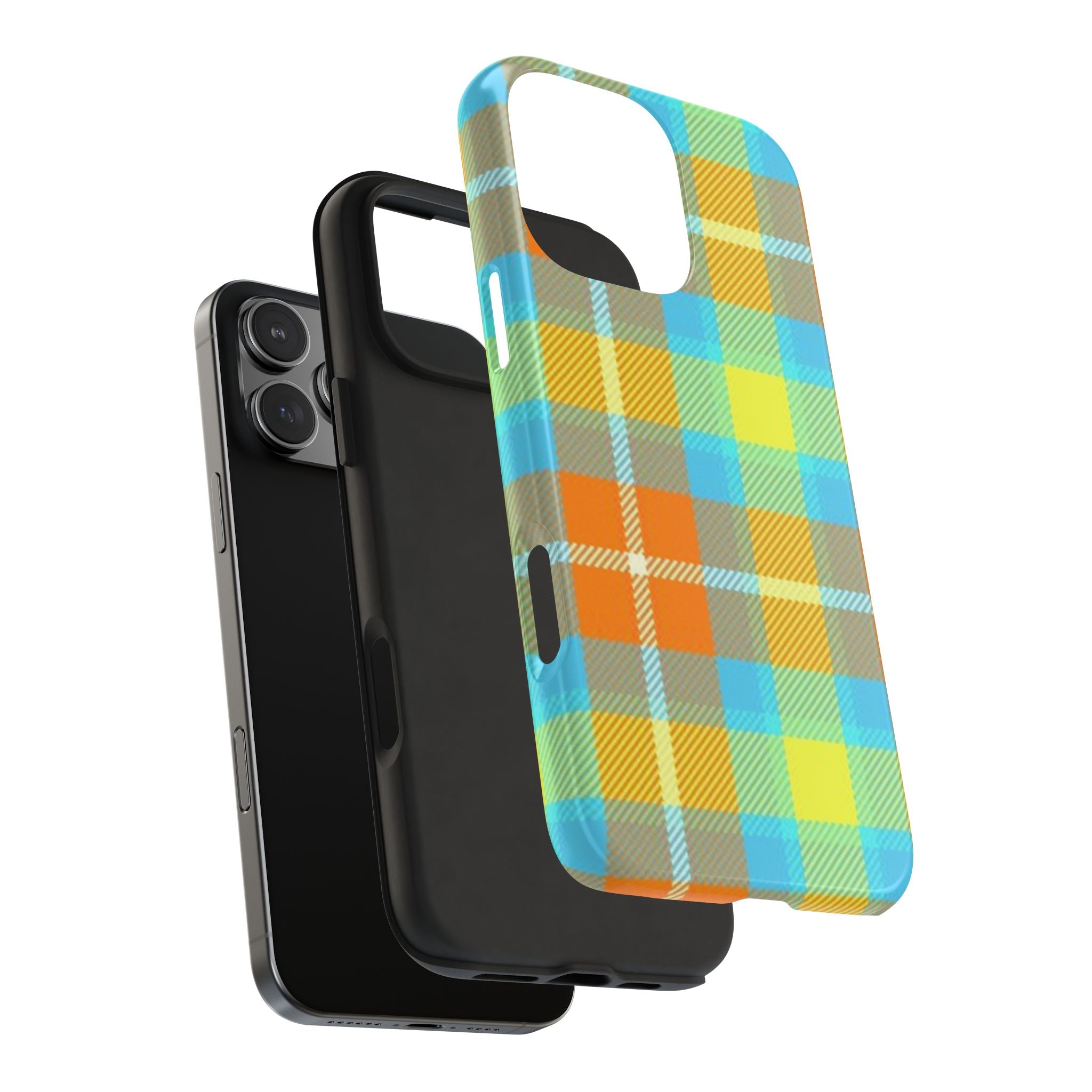 CAMDEN PLAID STRIPES PHONE CASE