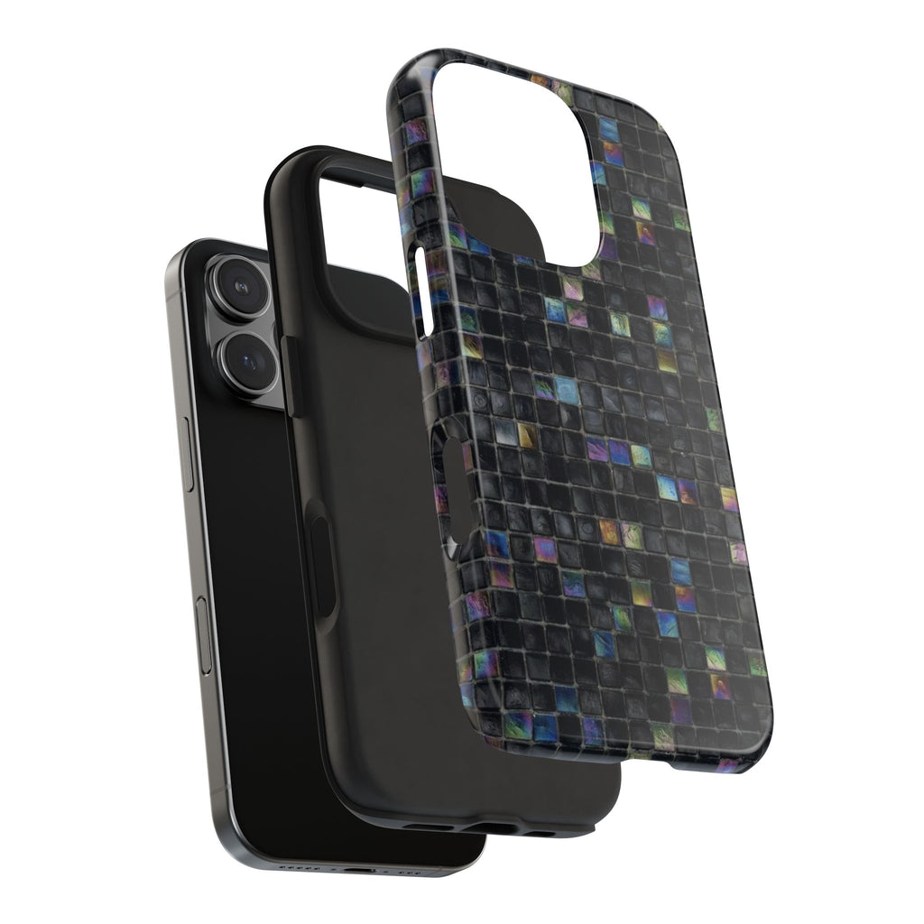 BLACK MOSAIC PHONE CASE
