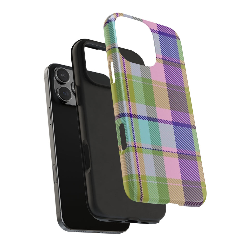 MEET ME UPSTATE PLAID PHONE CASE