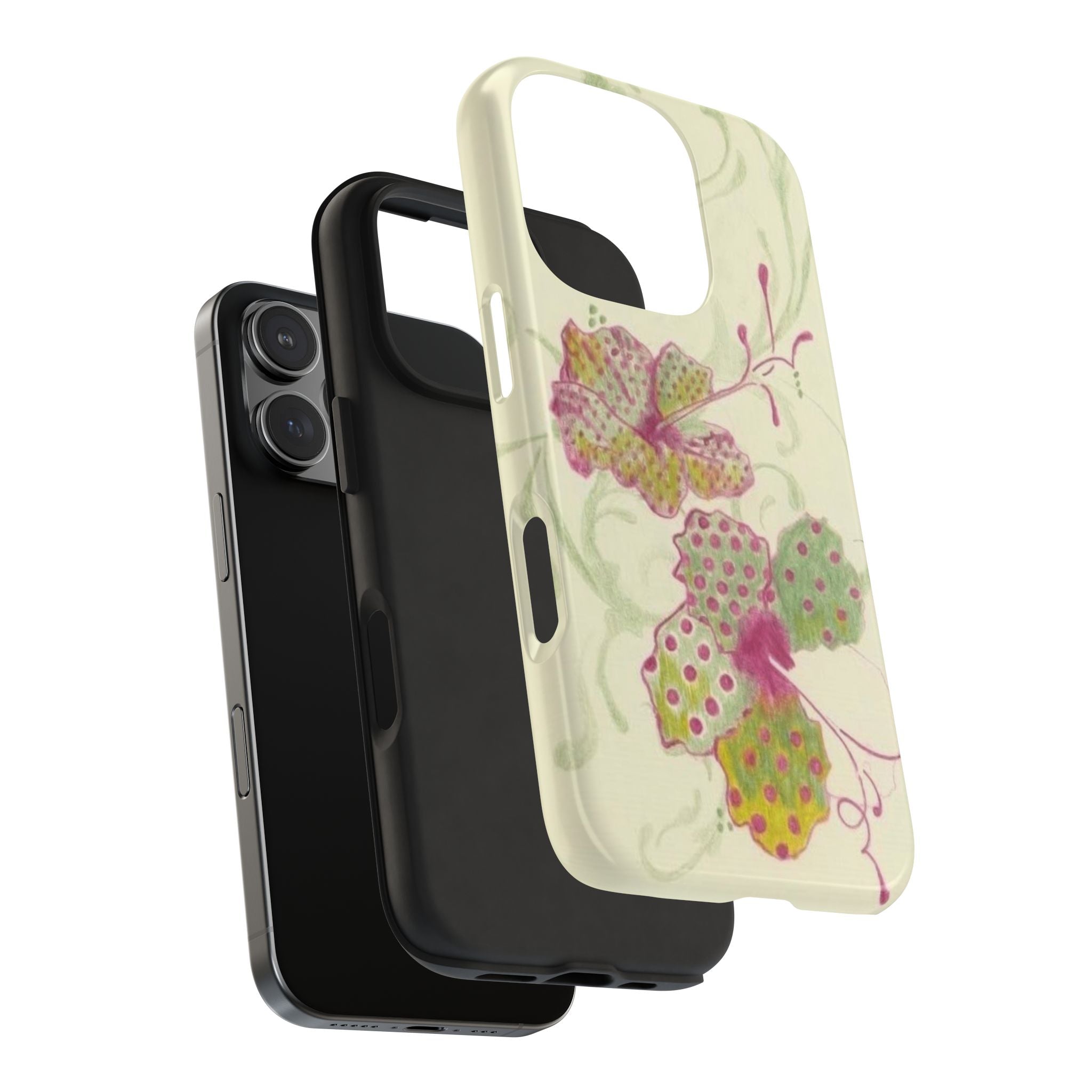 WHIMSICAL FLOWER PHONE CASE