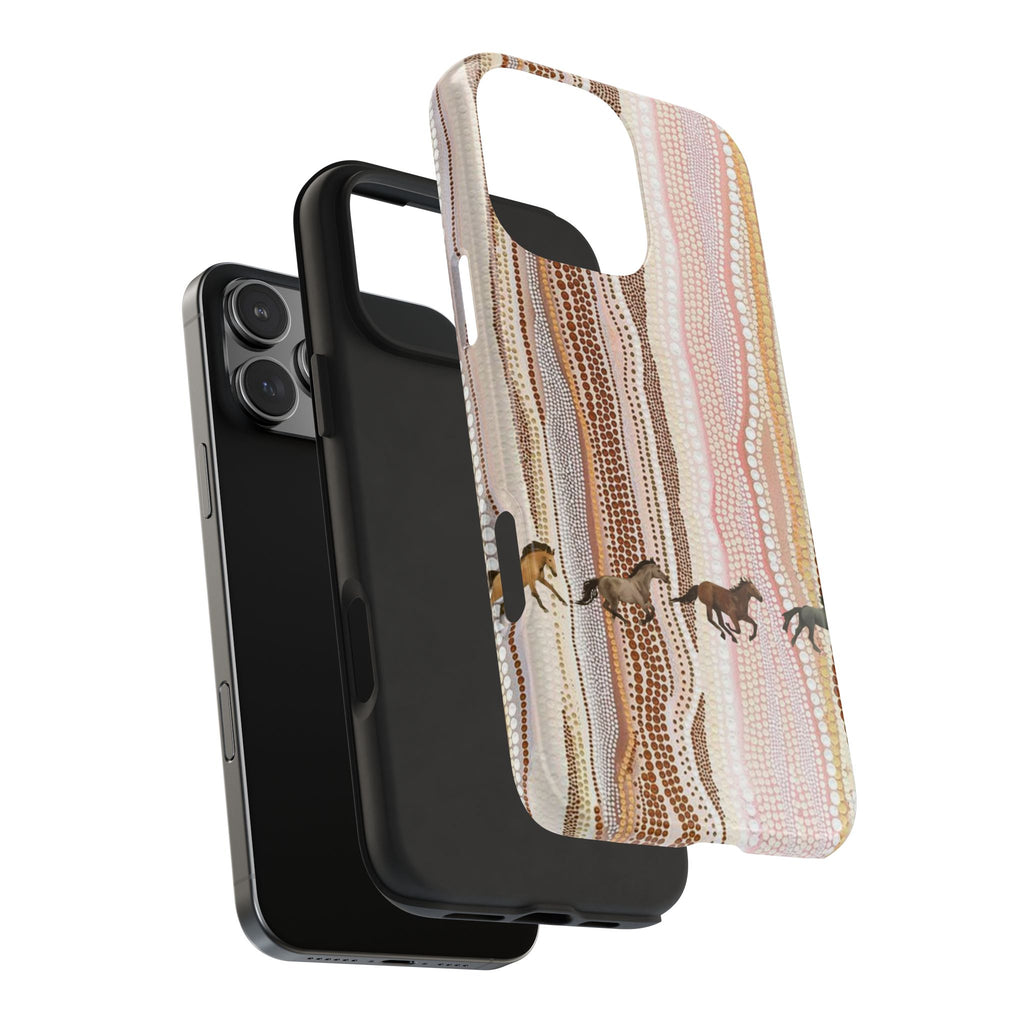 OUT WEST RODEO HORSES PHONE CASE