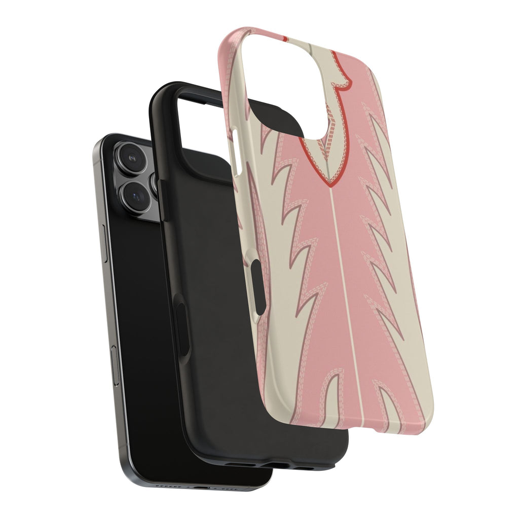 PINK COWGIRL FLAME PHONE CASE