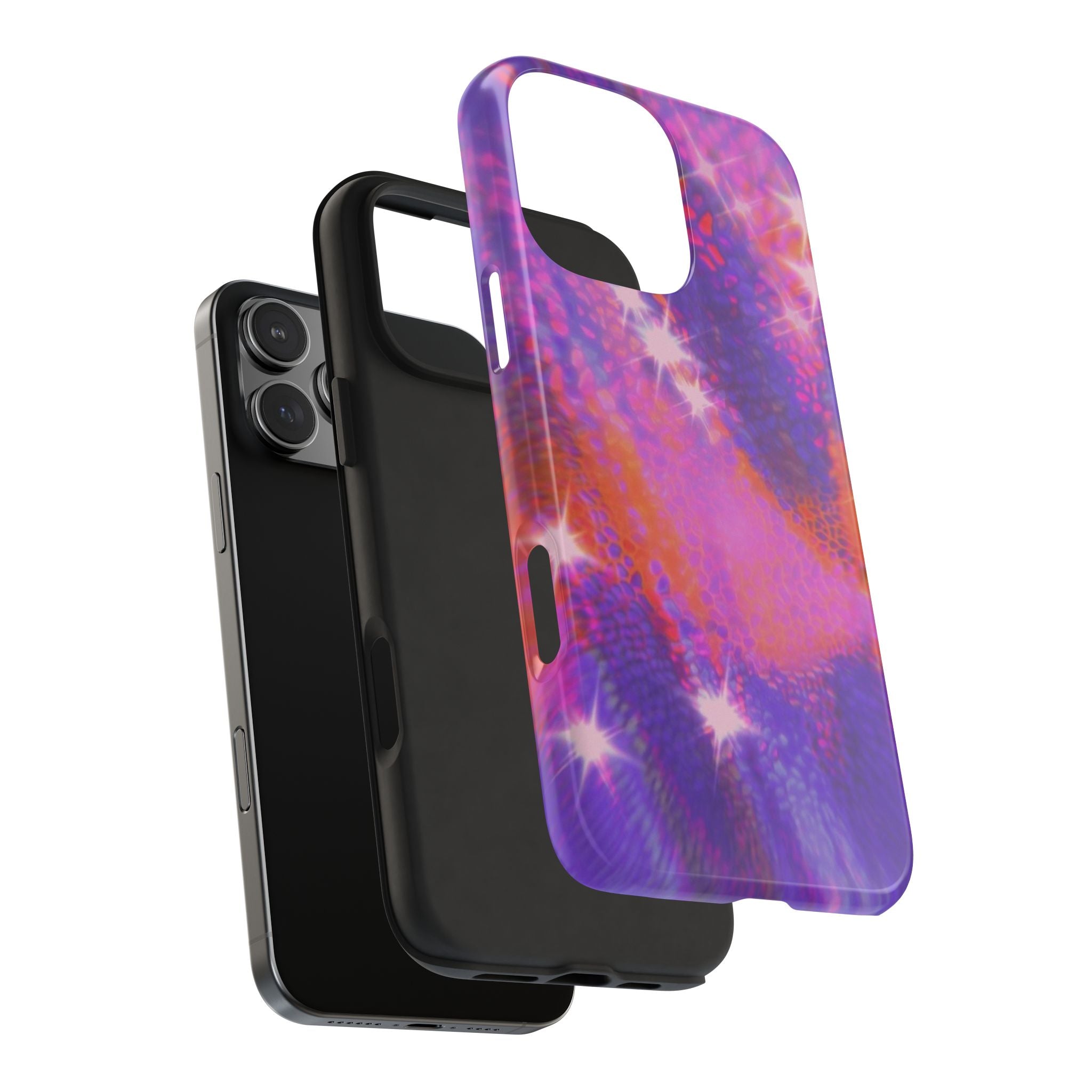 PURPLE PRISM WHIMSY PHONE CASE