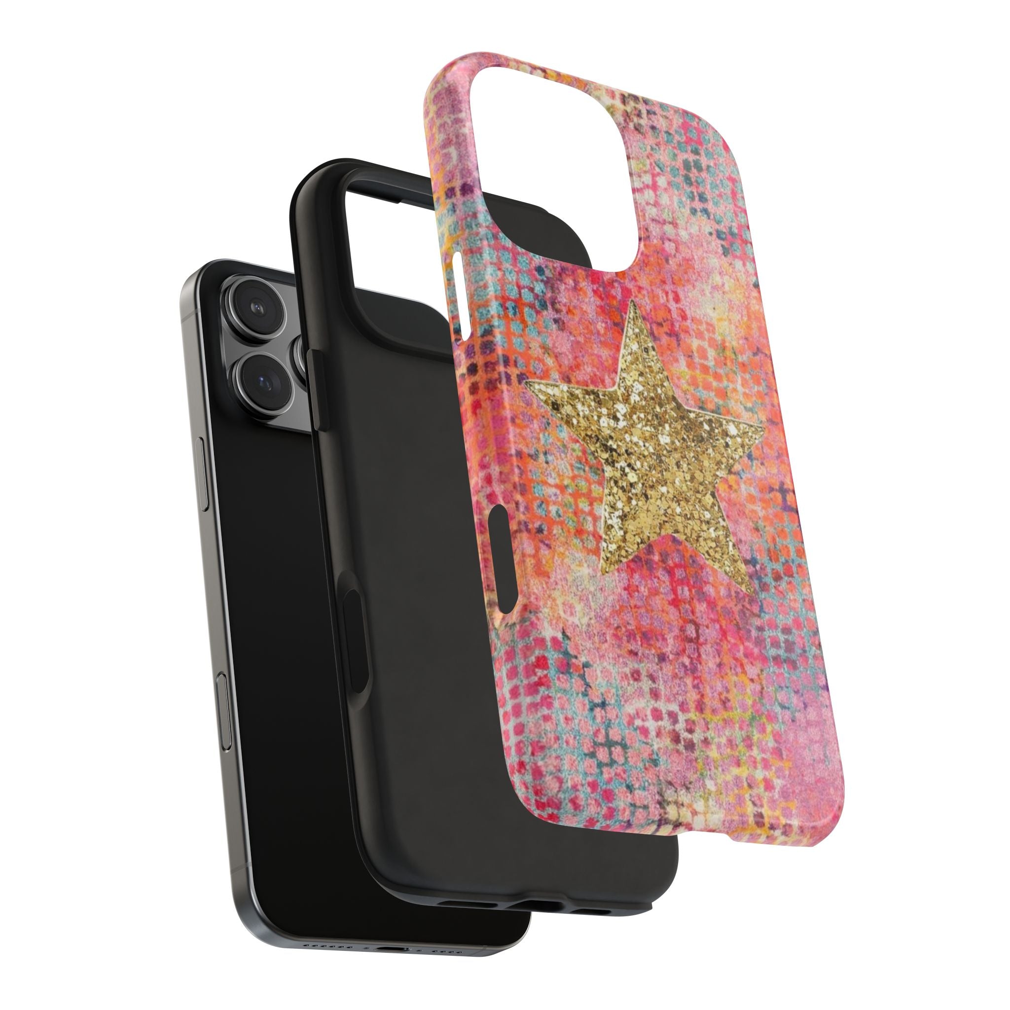 PRISM CRUSH GOLD STAR PHONE CASE