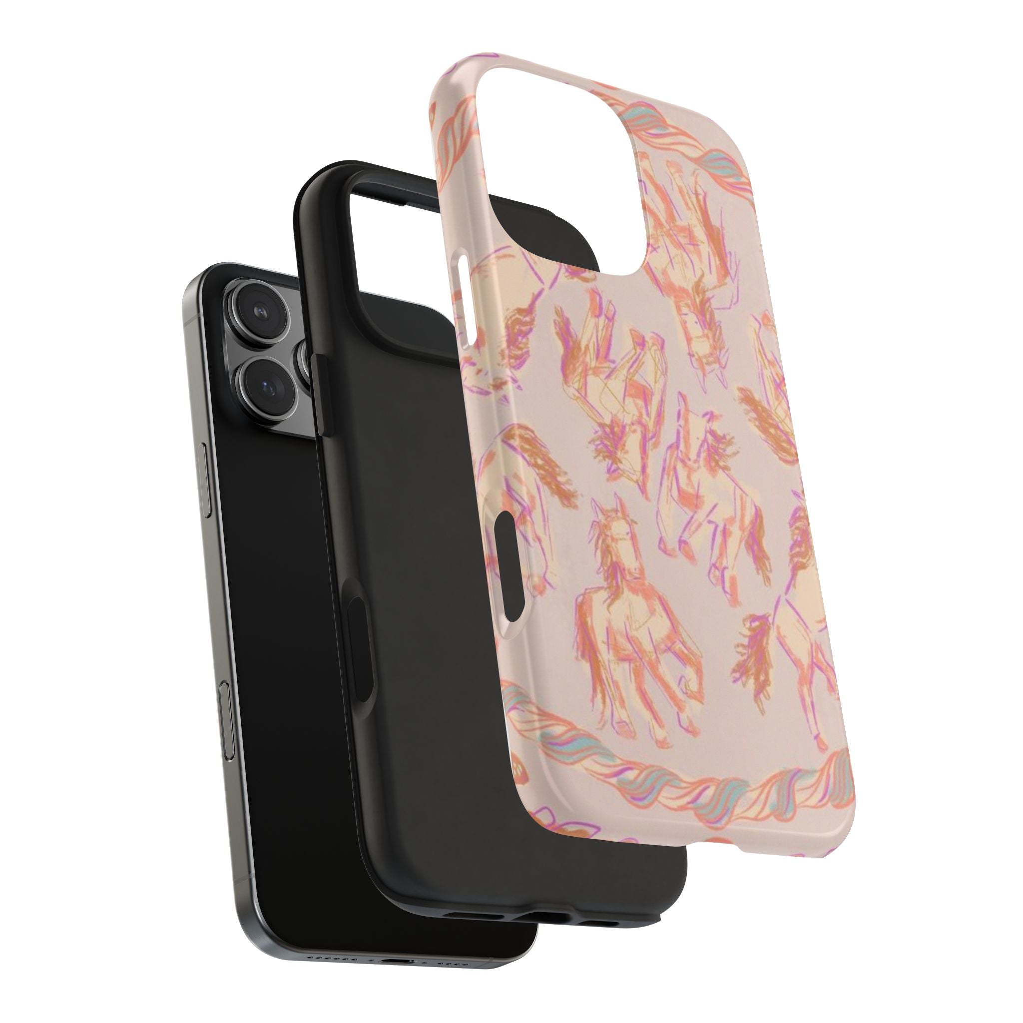 DUSY LASSO WESTERN HORSES PHONE CASE