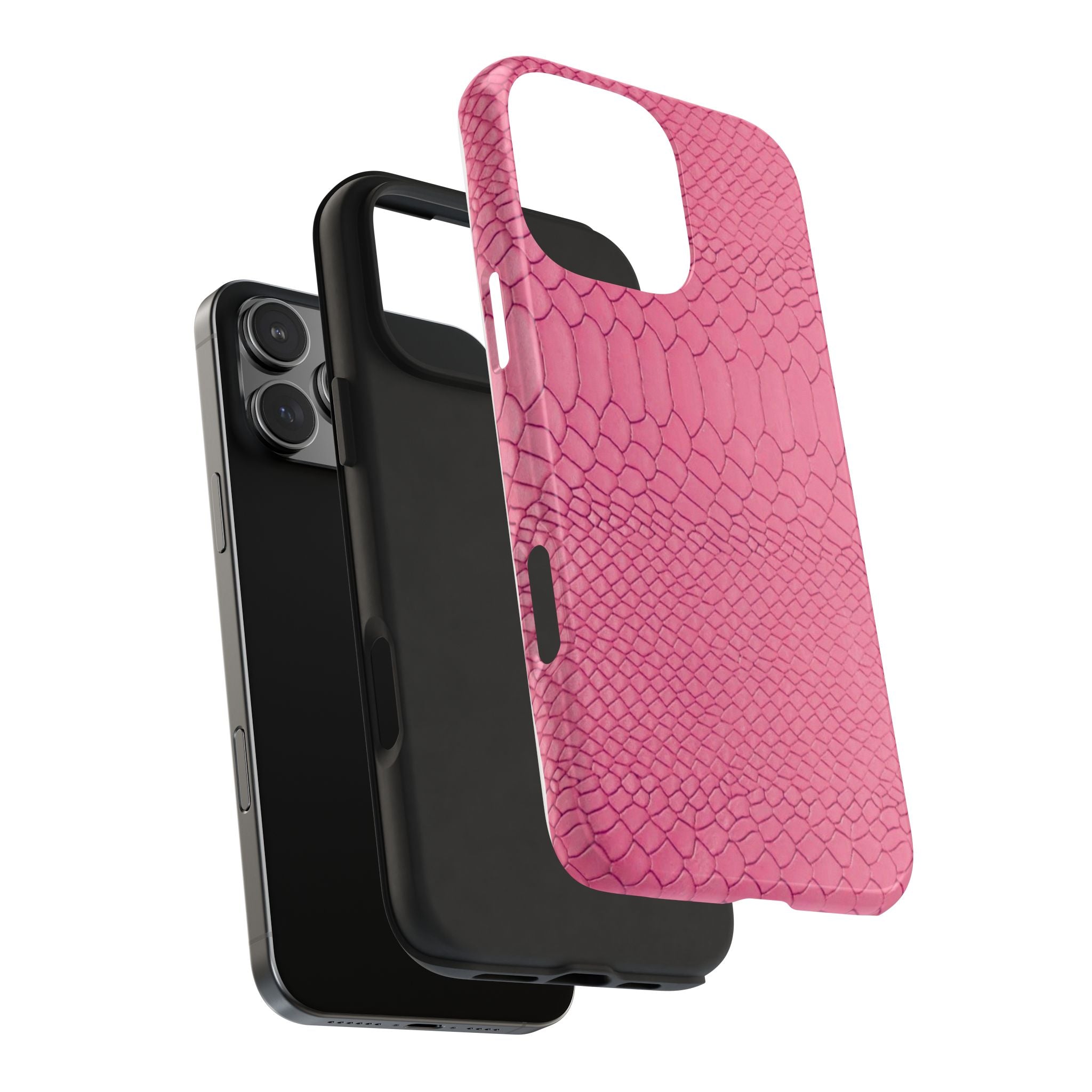PINK MINIMALIST CROC PHONE CASE