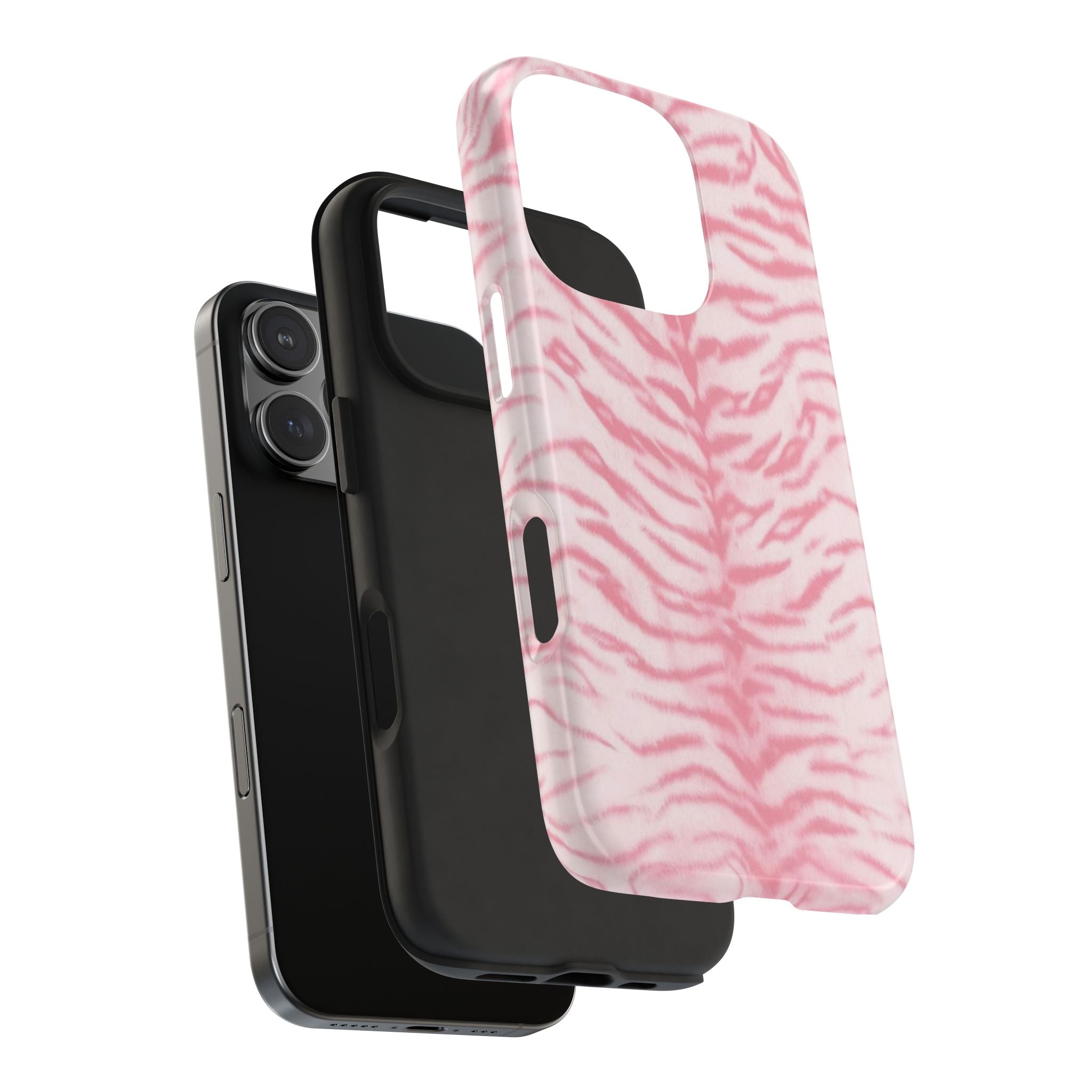 BABY PINK ZEBRA PHONE CASE