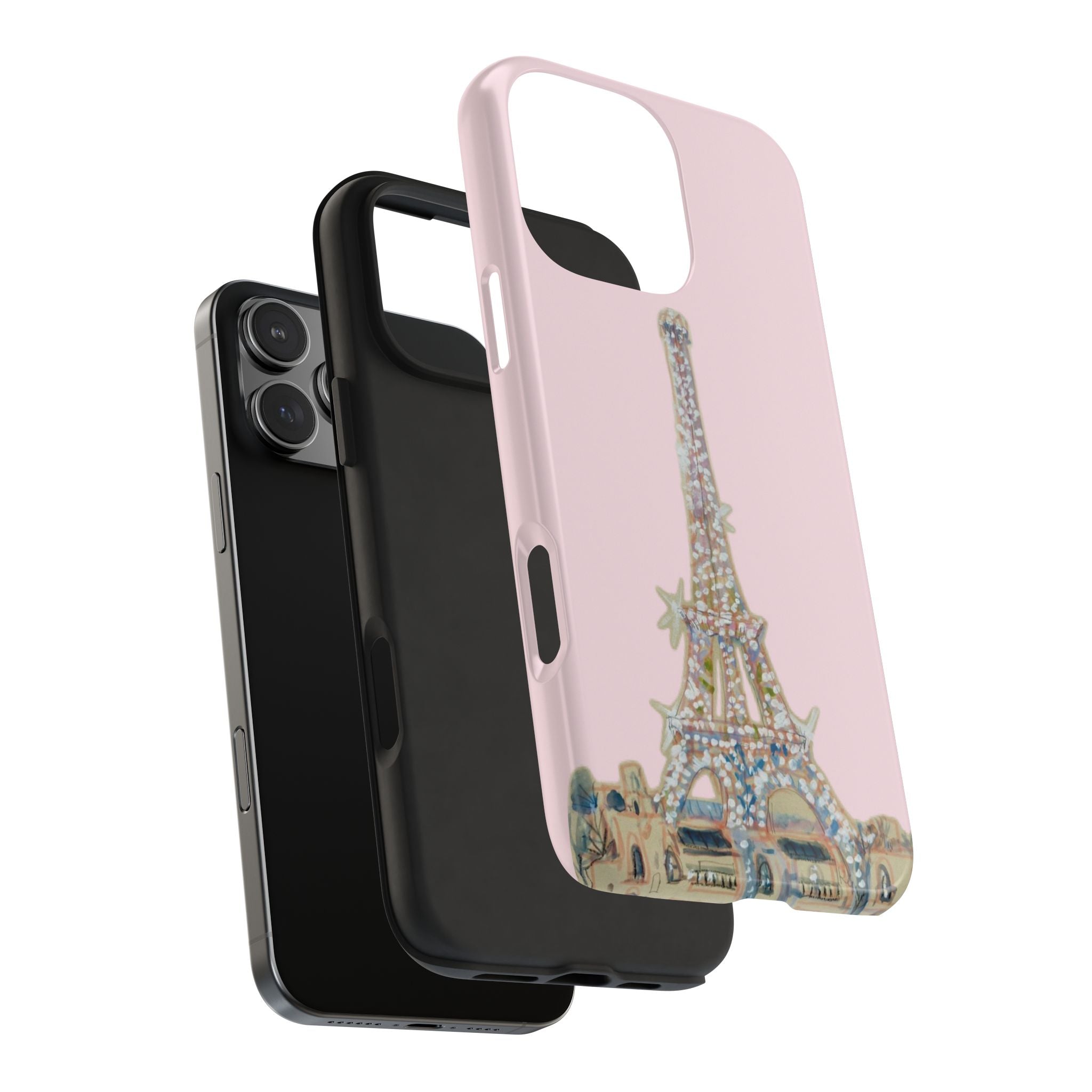 PINK PARIS EIFFEL TOWER PHONE CASE