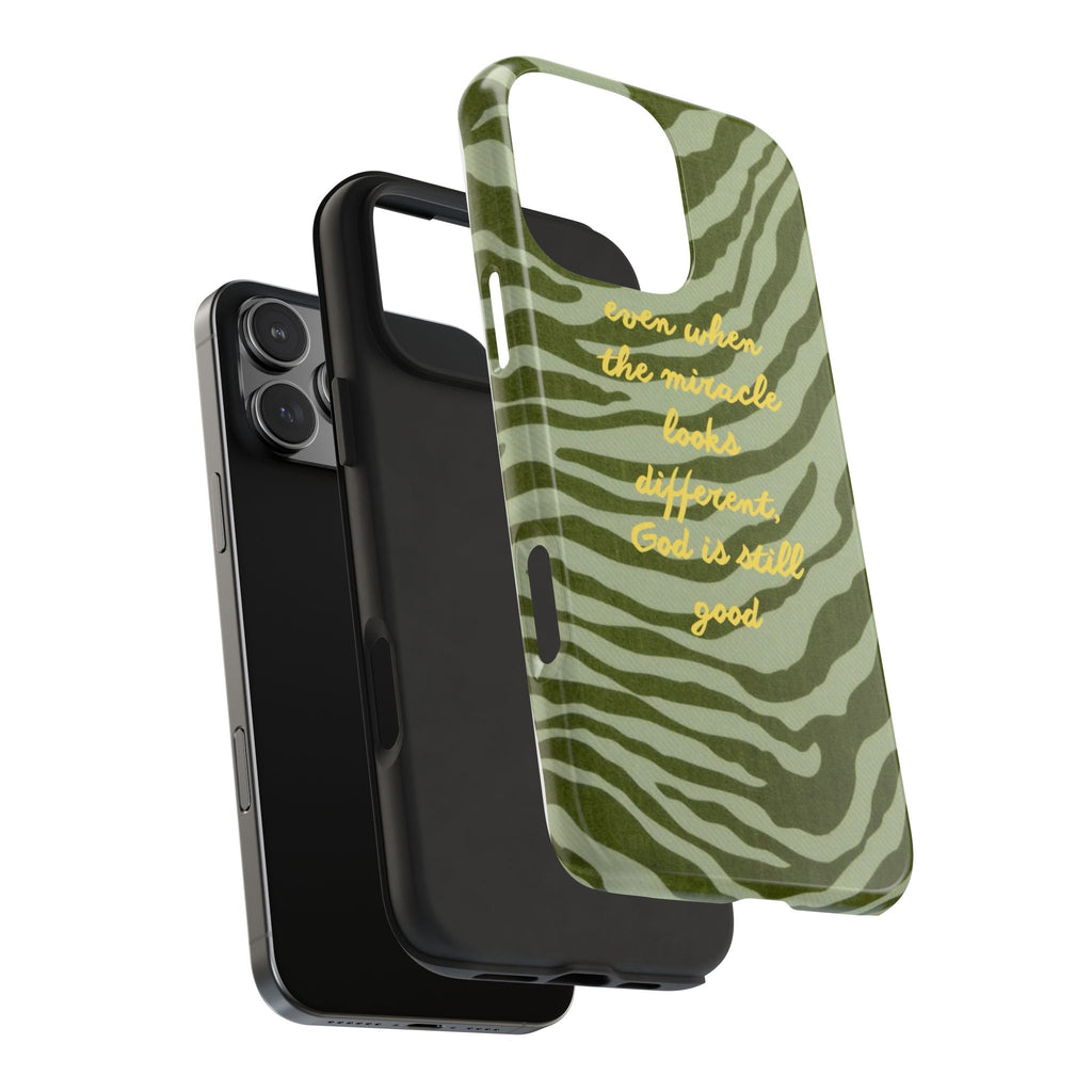 GREEN WESTERN GOD IS STILL GOOD PHONE CASE