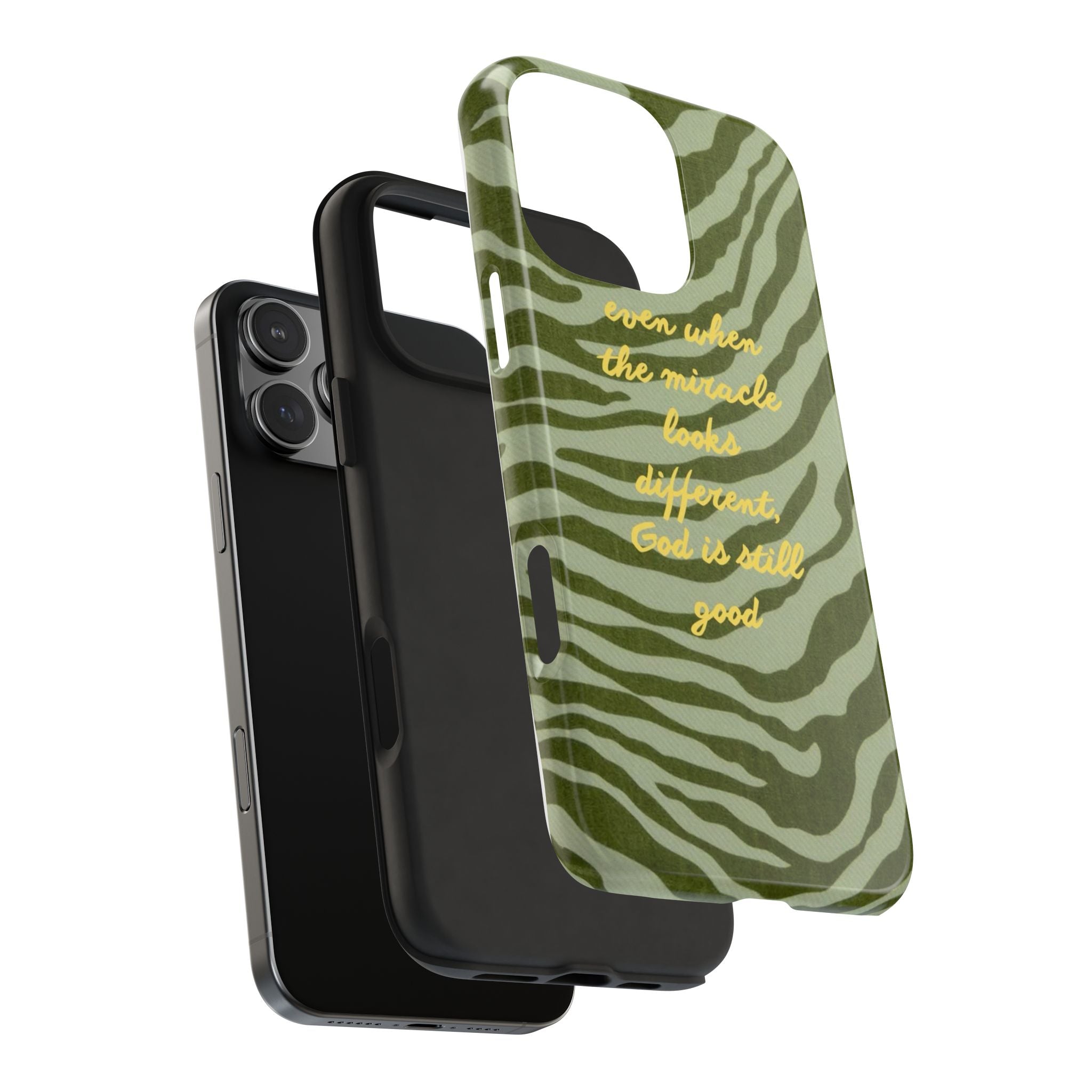 GREEN WESTERN GOD IS STILL GOOD PHONE CASE
