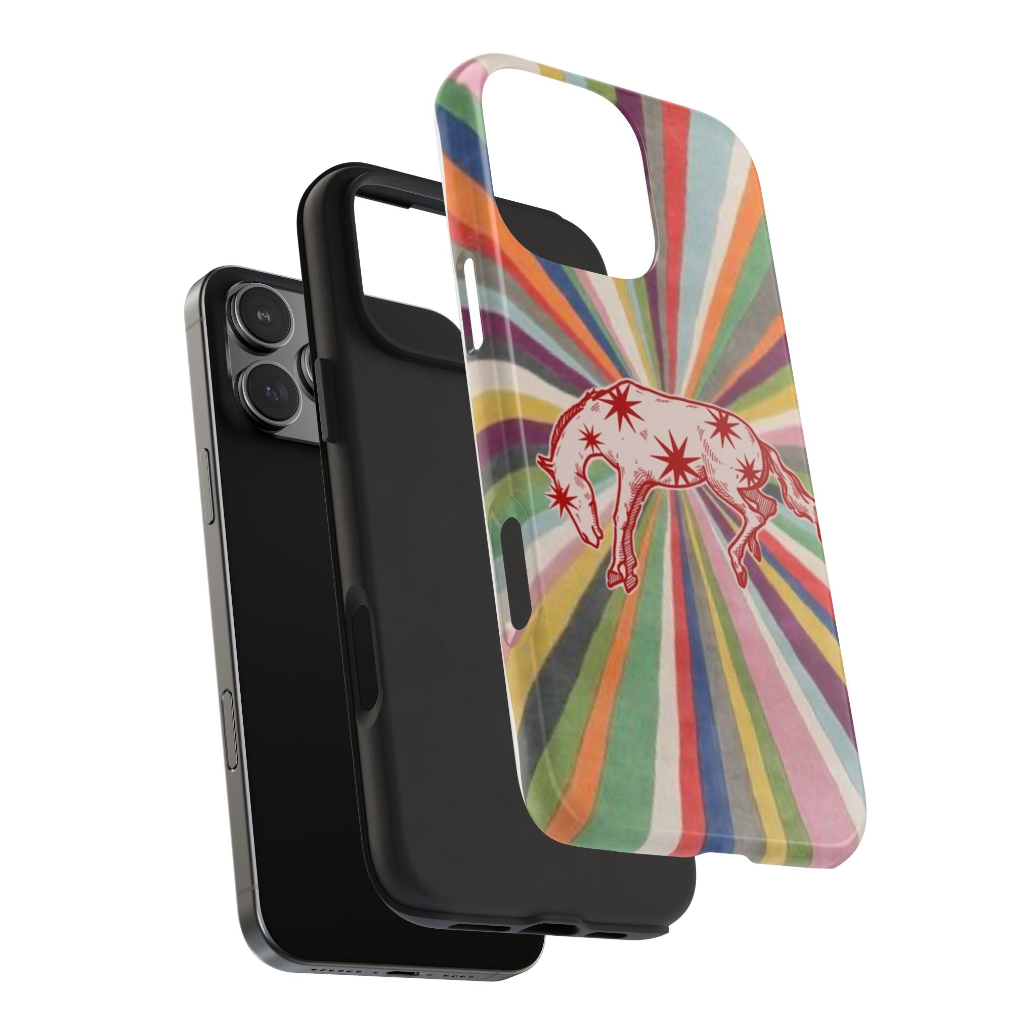RAINBOW RODEO HORSE PHONE CASE