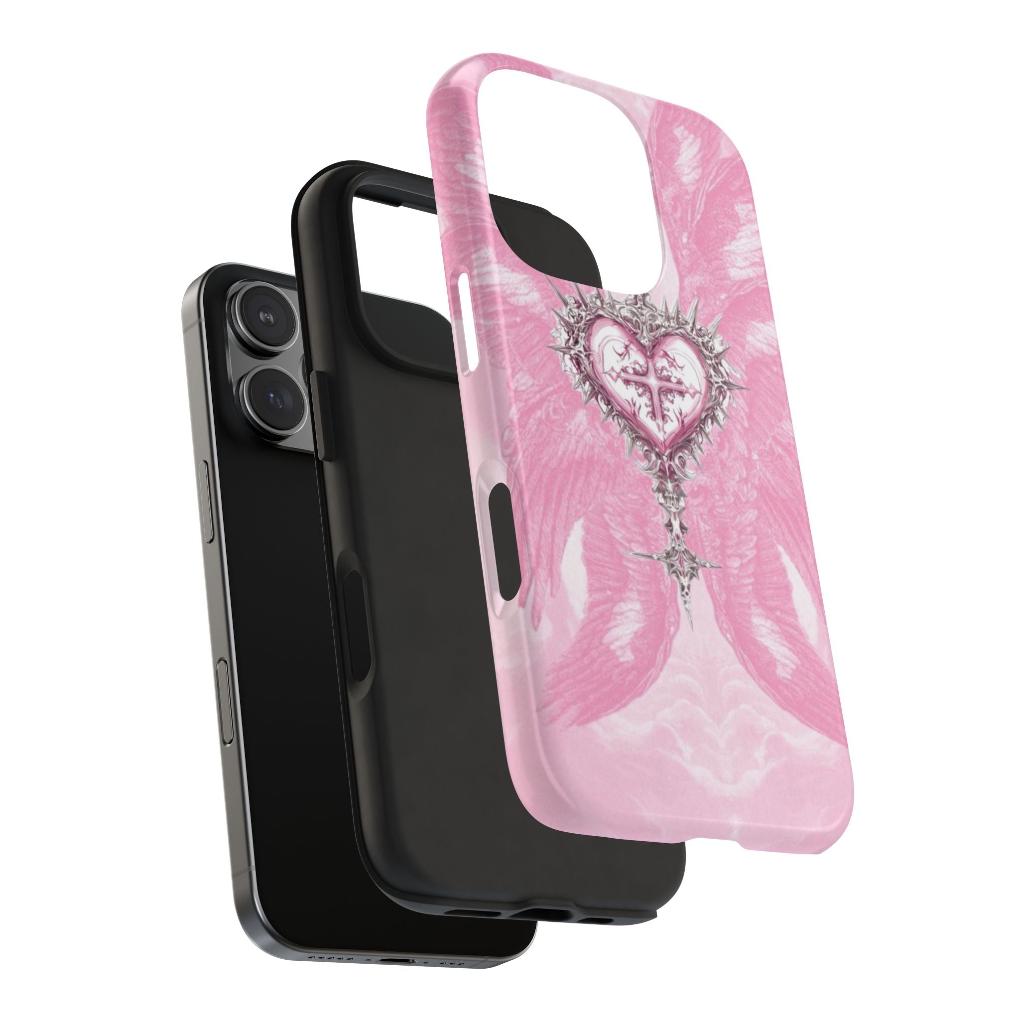 PINK ANGEL MADE IN HEAVEN PHONE CASE