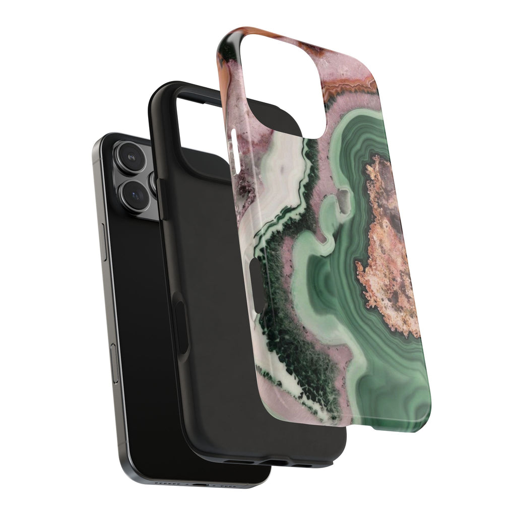 GREEN MINERAL QUARTZ PHONE CASE