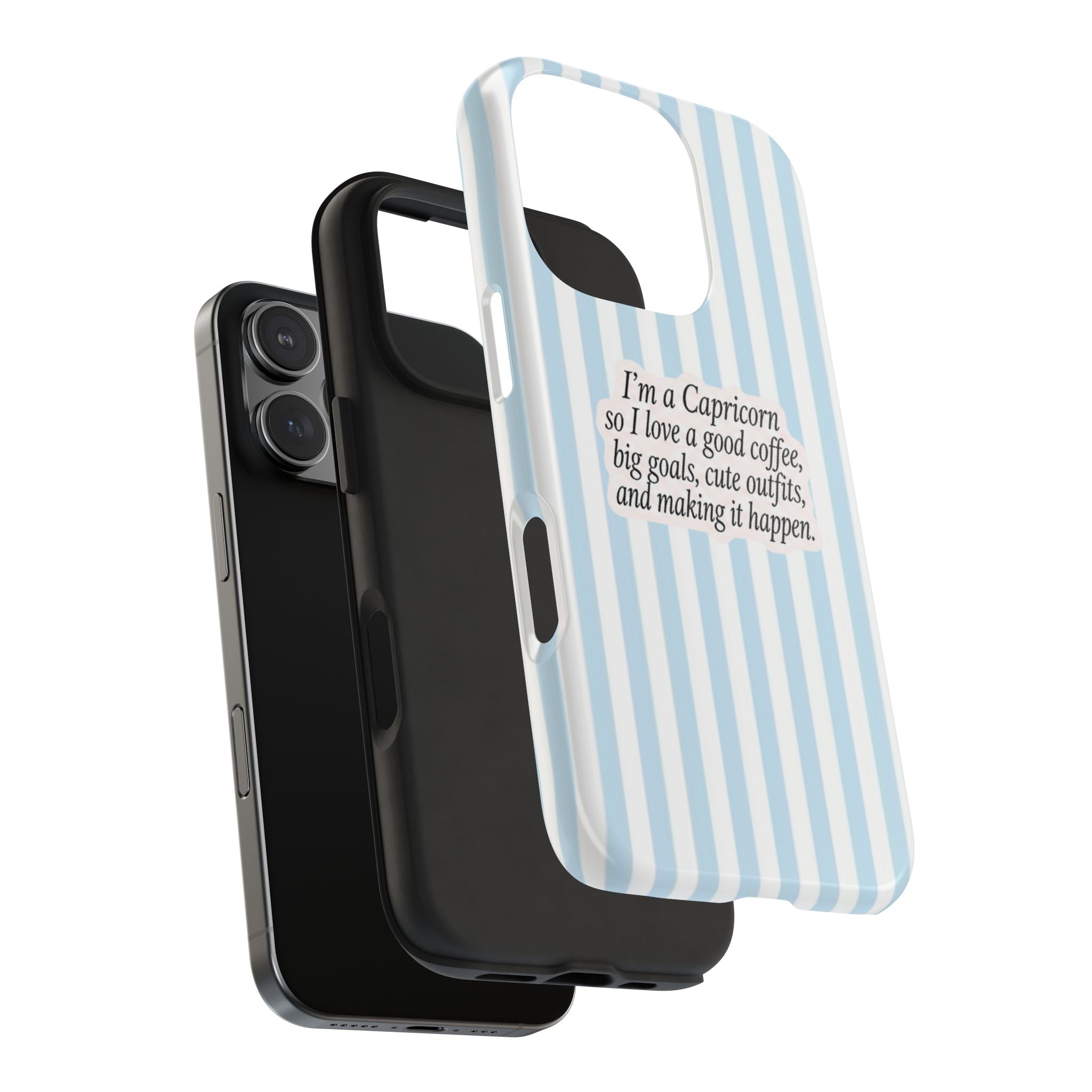 CAPRICORN STRIPES ZODIAC SIGN PHONE CASE