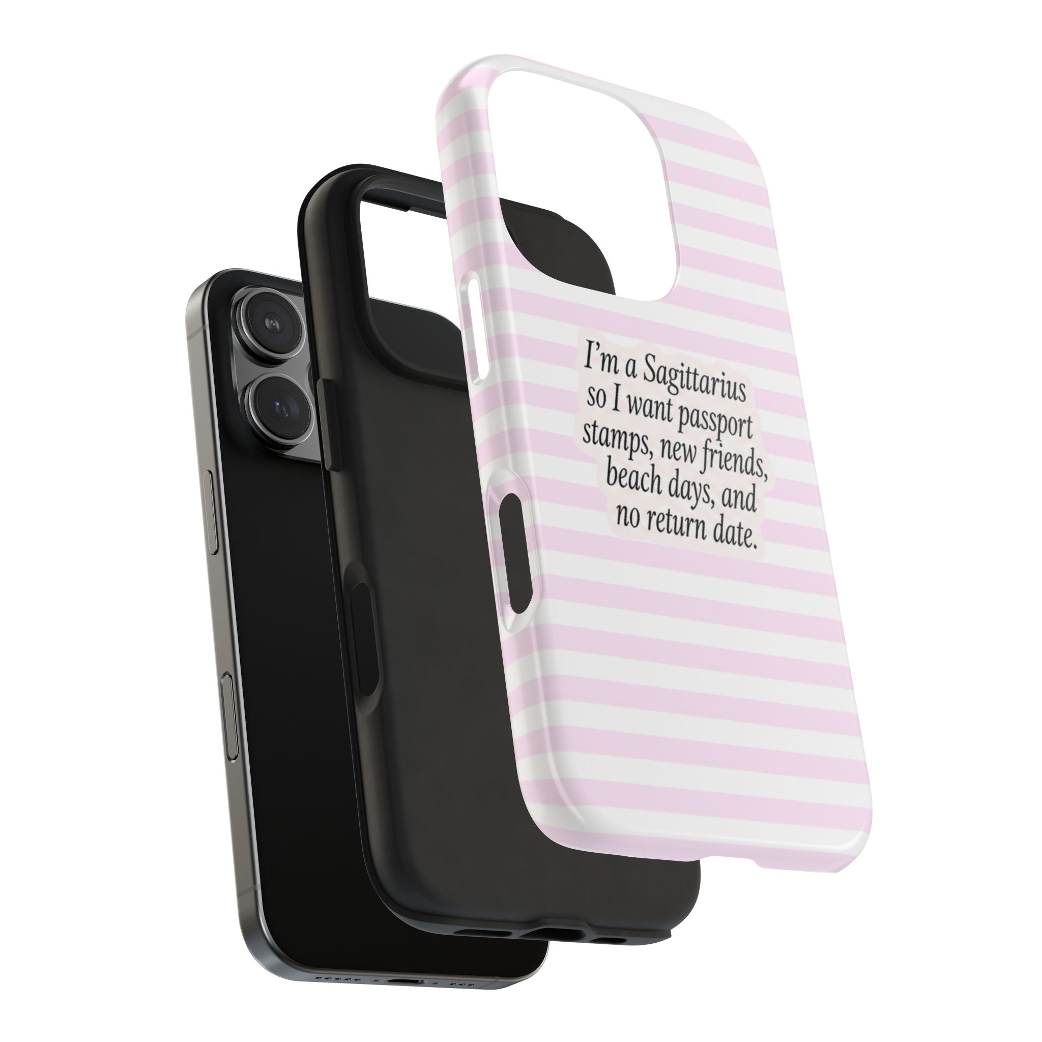 SAGITTARIUS STRIPES ZODIAC SIGN PHONE CASE